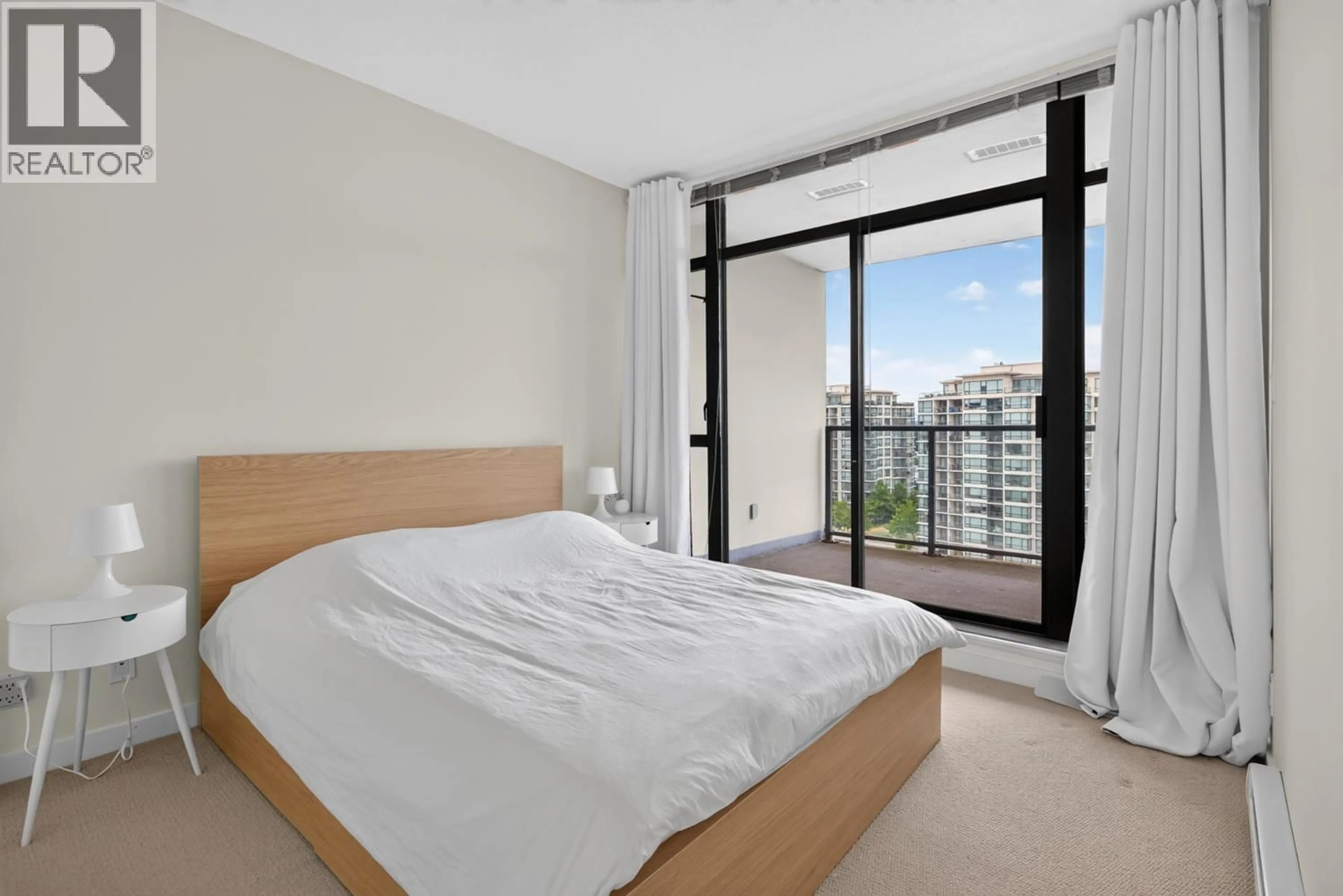 Bedroom with bed, unknown for 1507 - 7360 ELMBRIDGE WAY, Richmond British Columbia V6X0A5