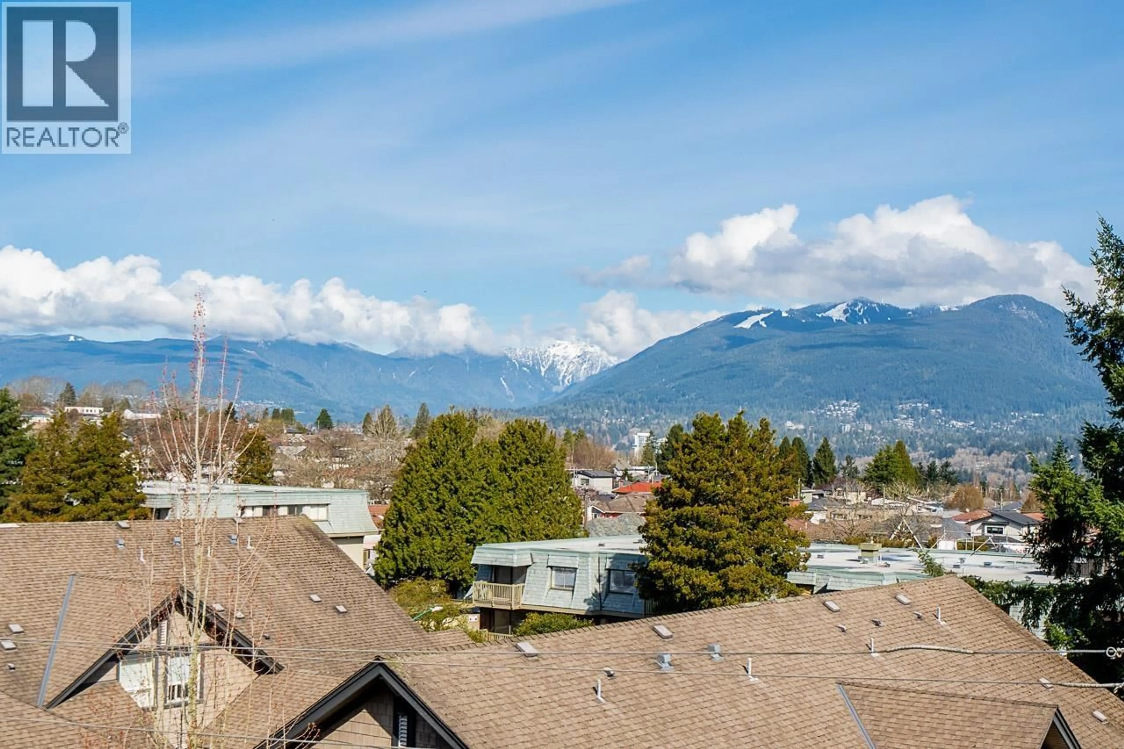 A pic from outside/outdoor area/front of a property/back of a property/a pic from drone, mountain view for 502 - 4477 HASTINGS STREET, Burnaby British Columbia V5C2K1