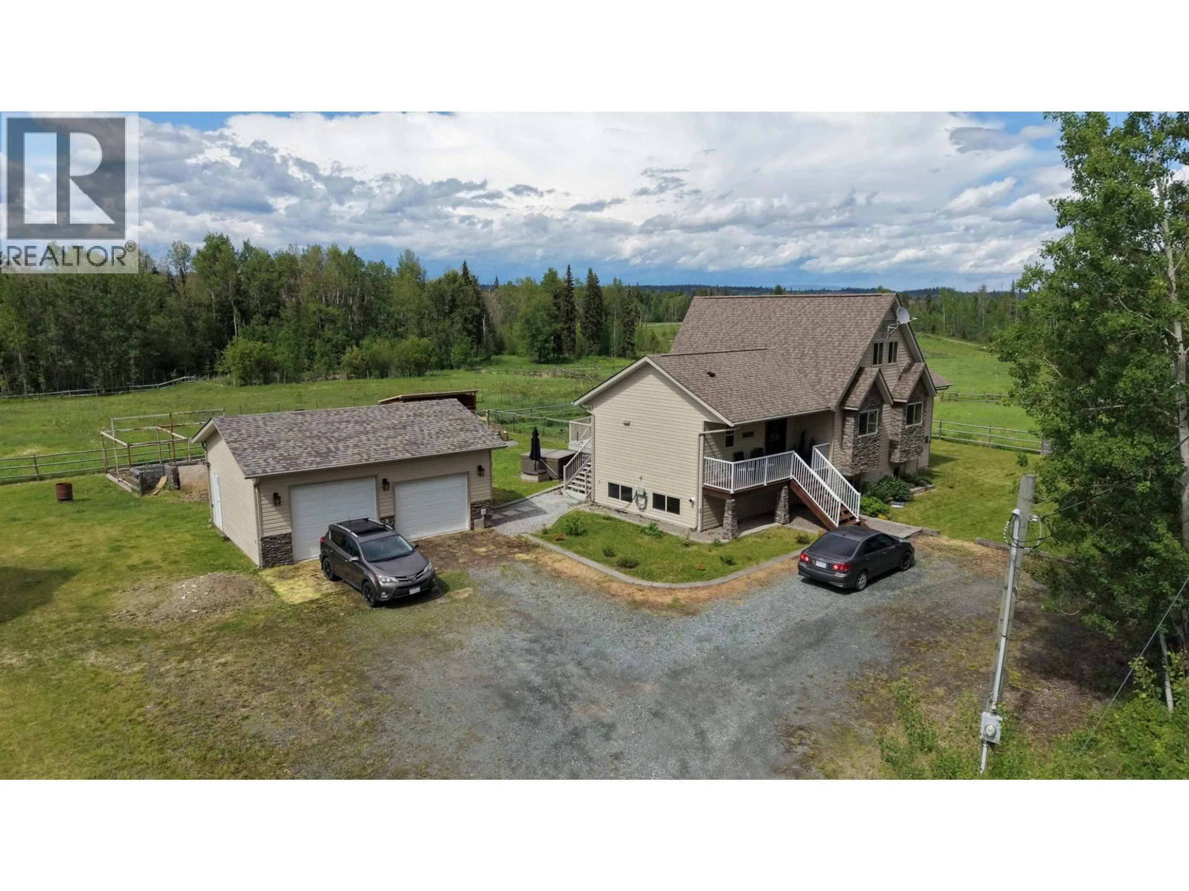 A pic from outside/outdoor area/front of a property/back of a property/a pic from drone, building for 10940 SALMON VALLEY ROAD, Prince George British Columbia V2K5T4