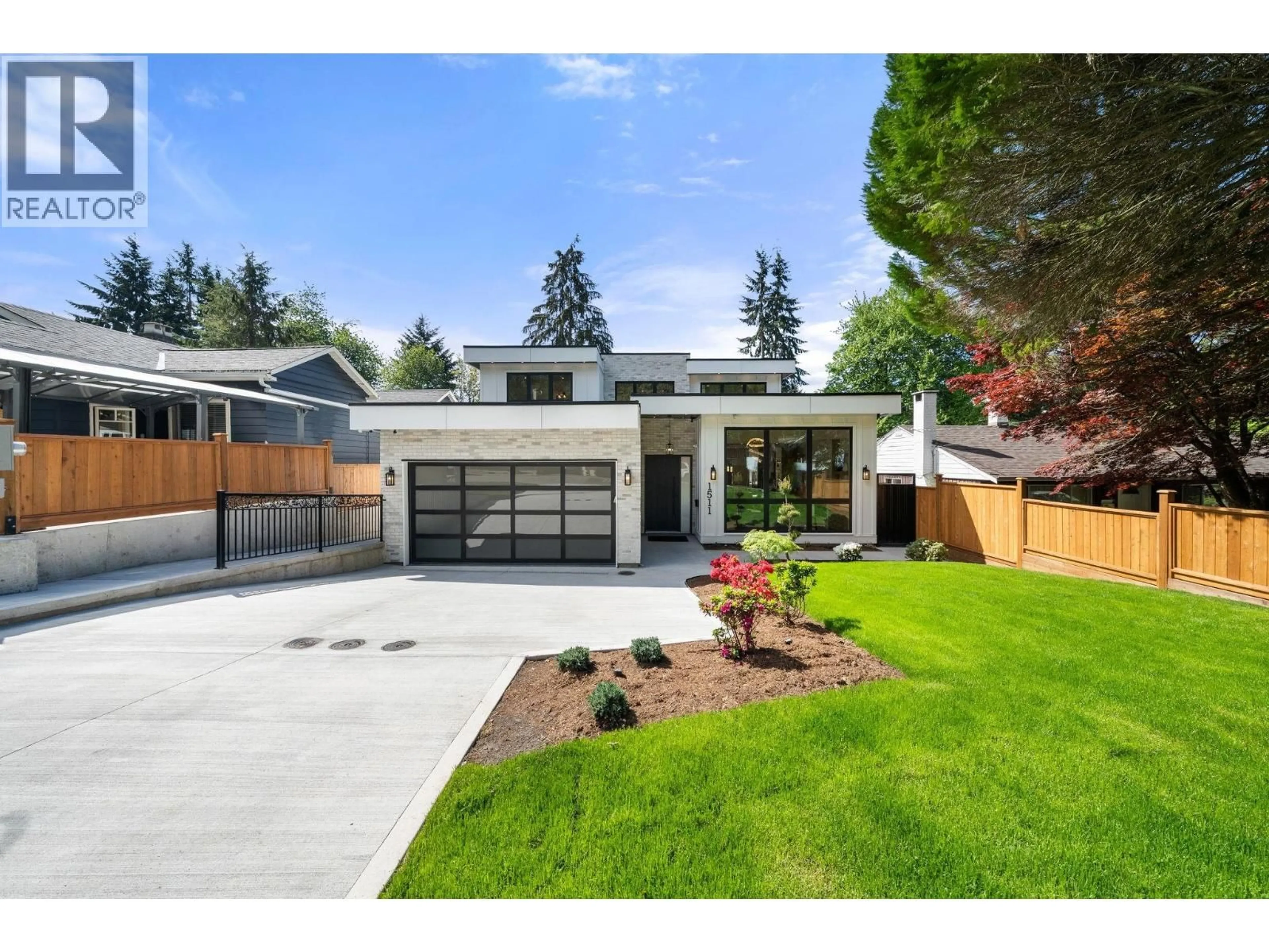 Home with brick exterior material, street for 1511 BURRILL AVENUE, North Vancouver British Columbia V7K1L8