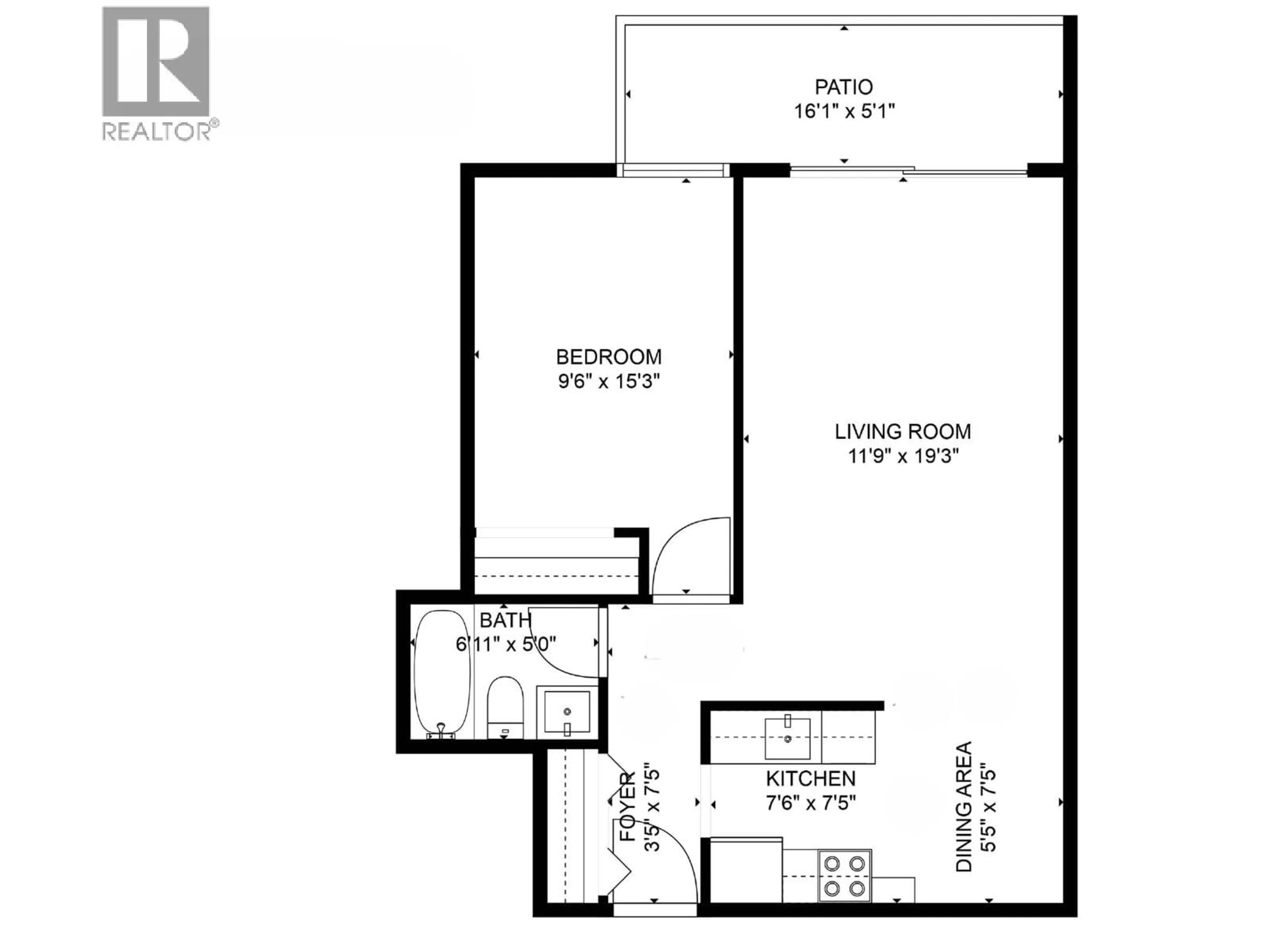 Floor plan for 210 - 750 7TH AVENUE, Vancouver British Columbia V5T4H5