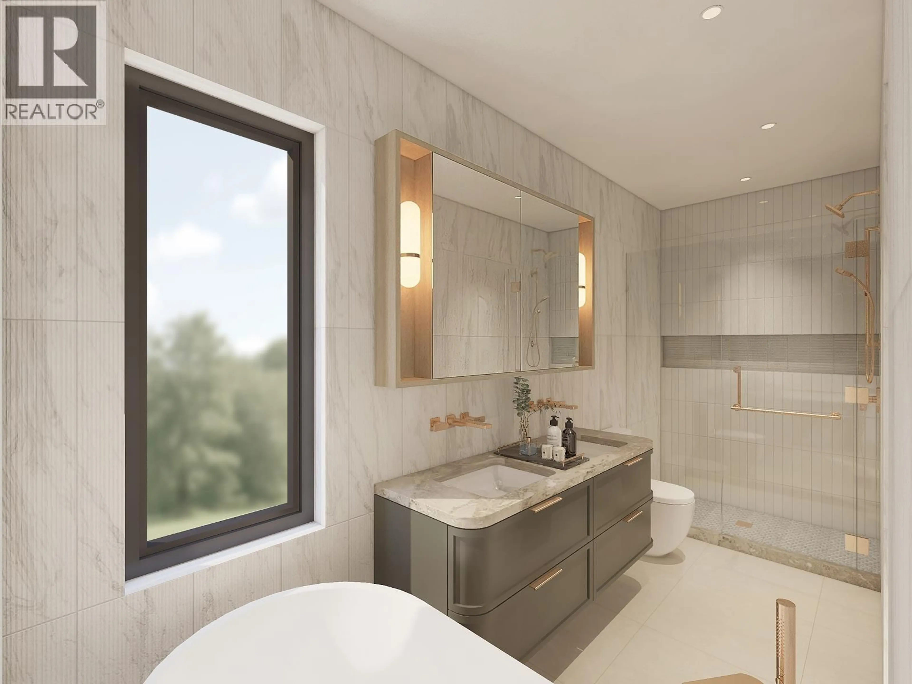 Contemporary bathroom, ceramic/tile floor for 2415 HIGHBURY ST, Vancouver British Columbia V6R2C3