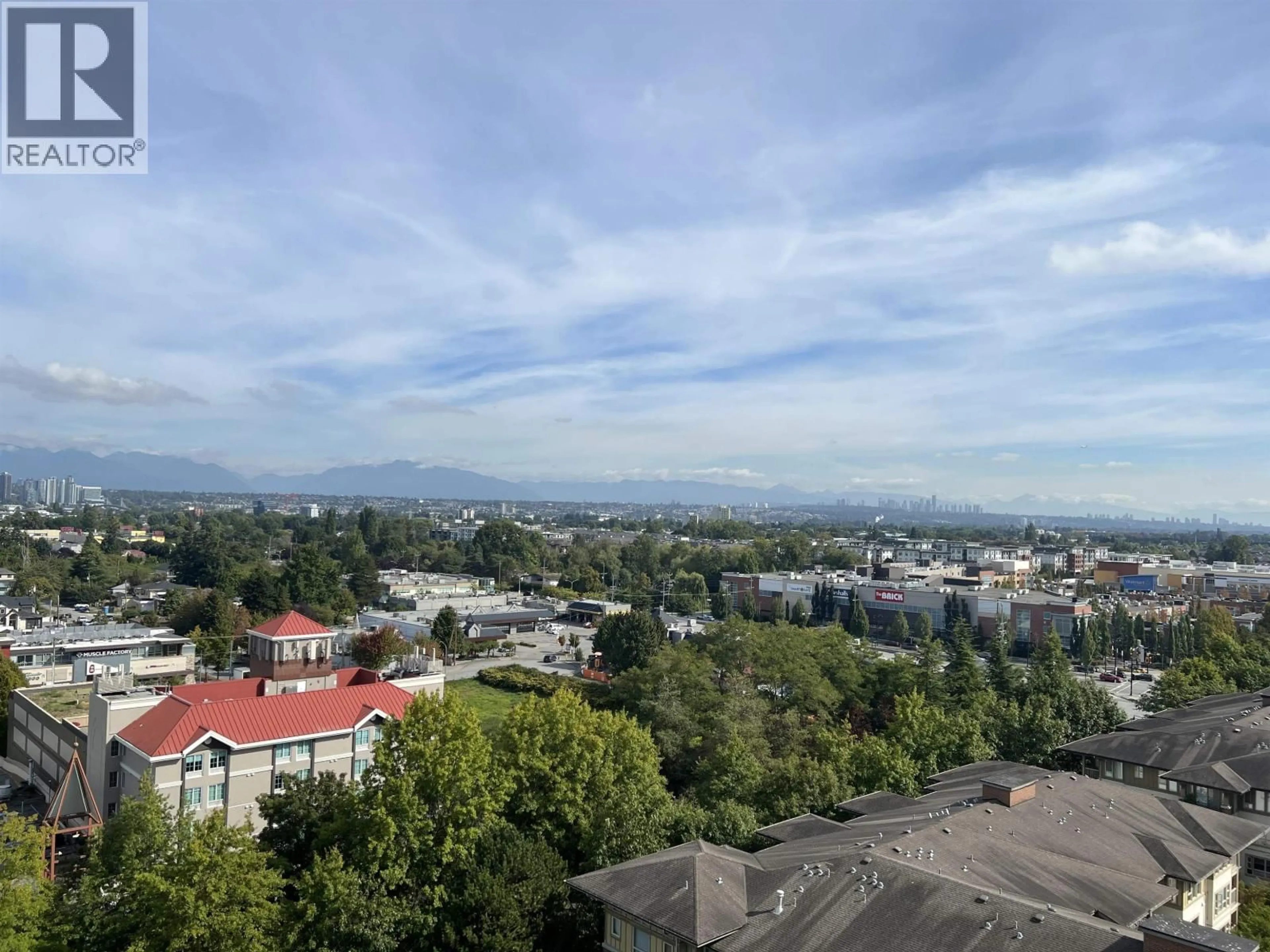 A pic from outside/outdoor area/front of a property/back of a property/a pic from drone, mountain view for 1702 - 5068 KWANTLEN STREET, Richmond British Columbia V6X4K4
