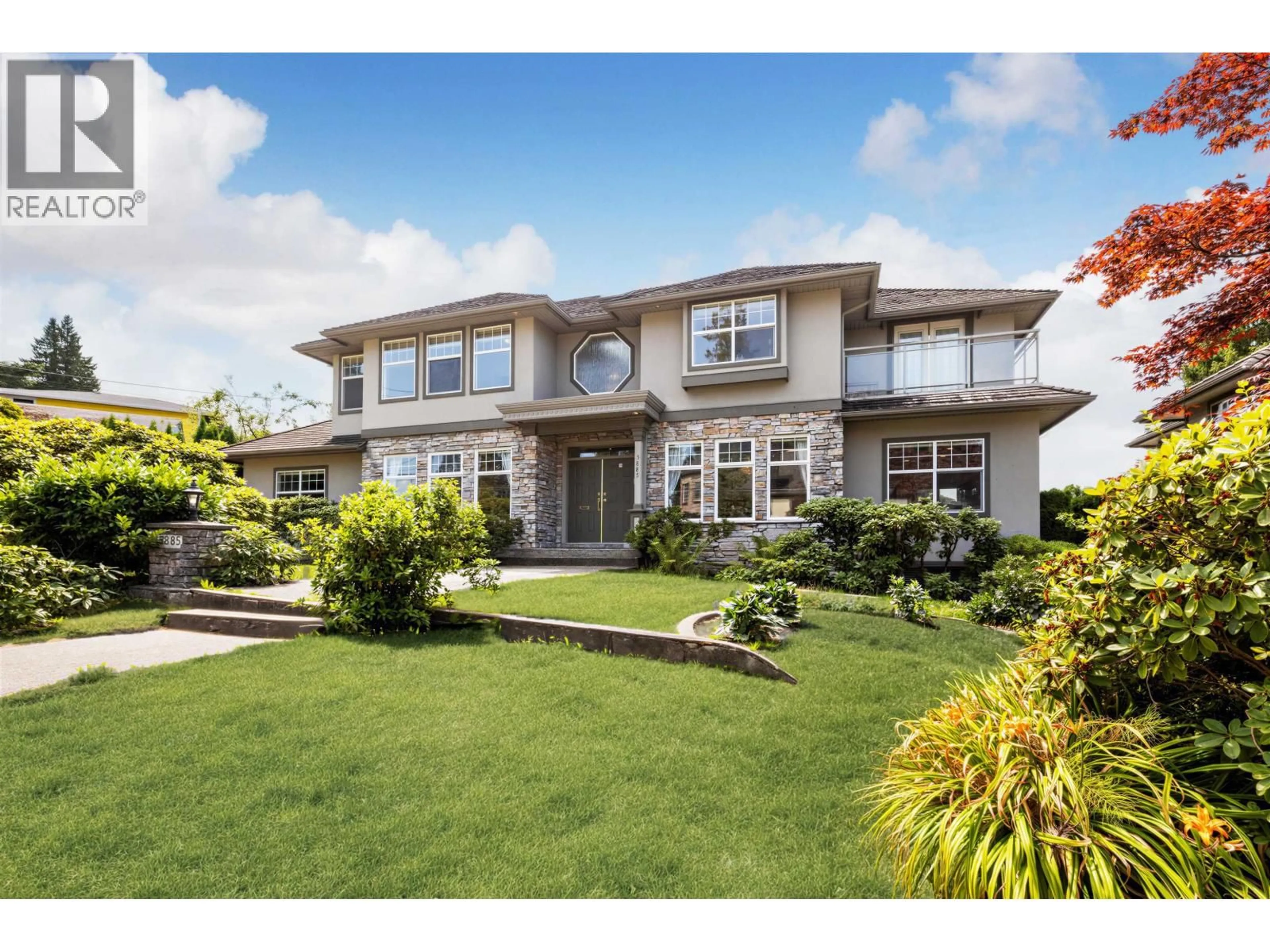 Home with vinyl exterior material, street for 5885 WALKER AVENUE, Burnaby British Columbia V5E3B3