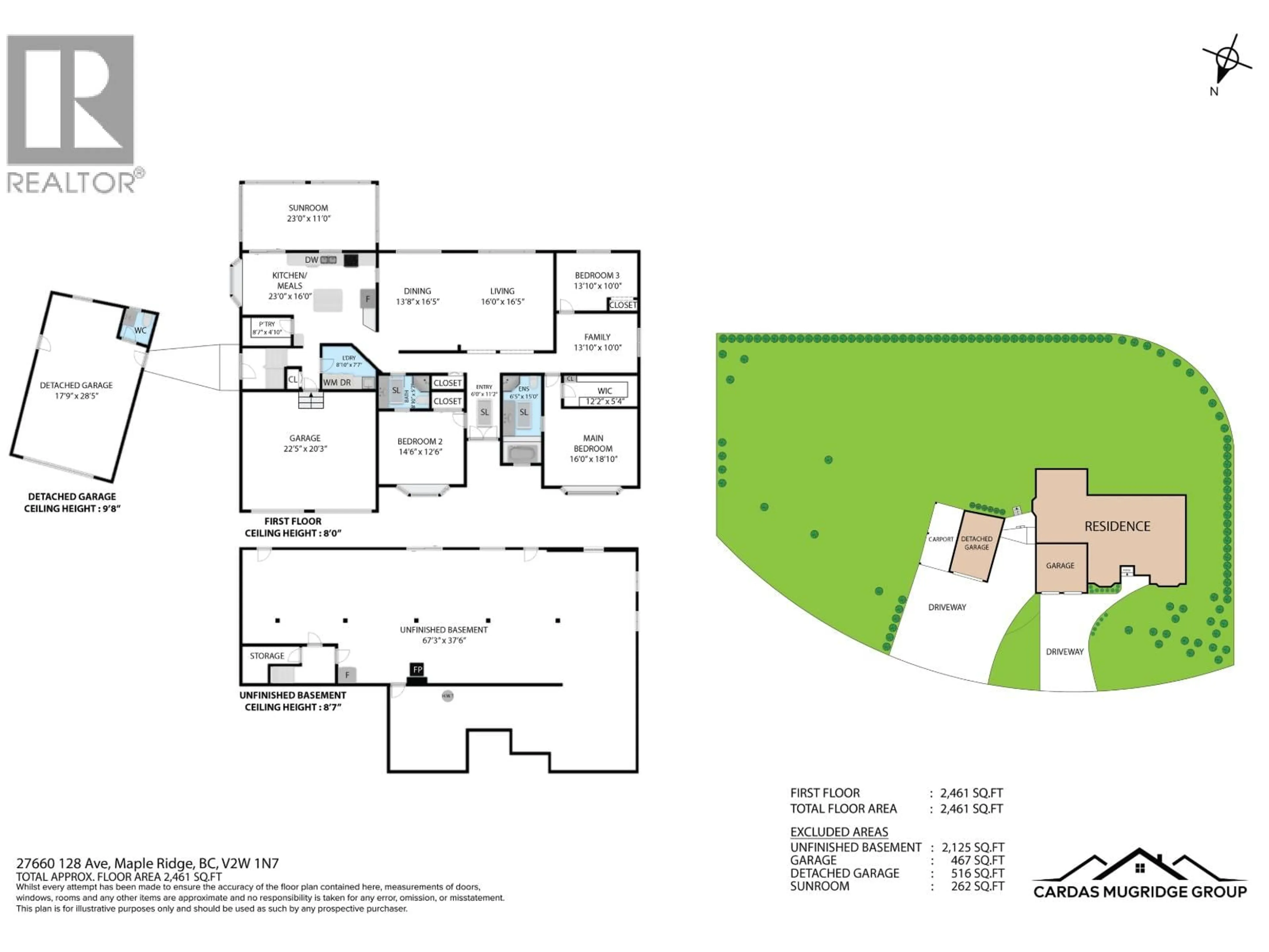 Floor plan for 27660 128 AVENUE, Maple Ridge British Columbia V2W1N5