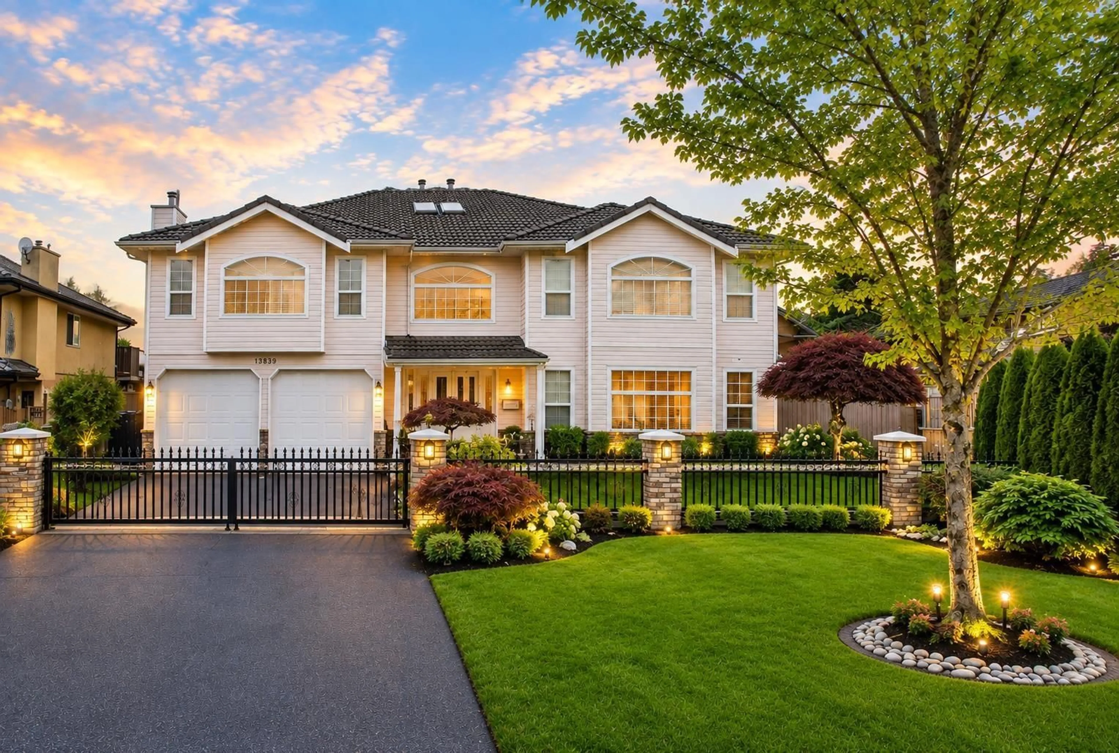 Home with vinyl exterior material, street for 13839 91 AVENUE, Surrey British Columbia V3V7K4
