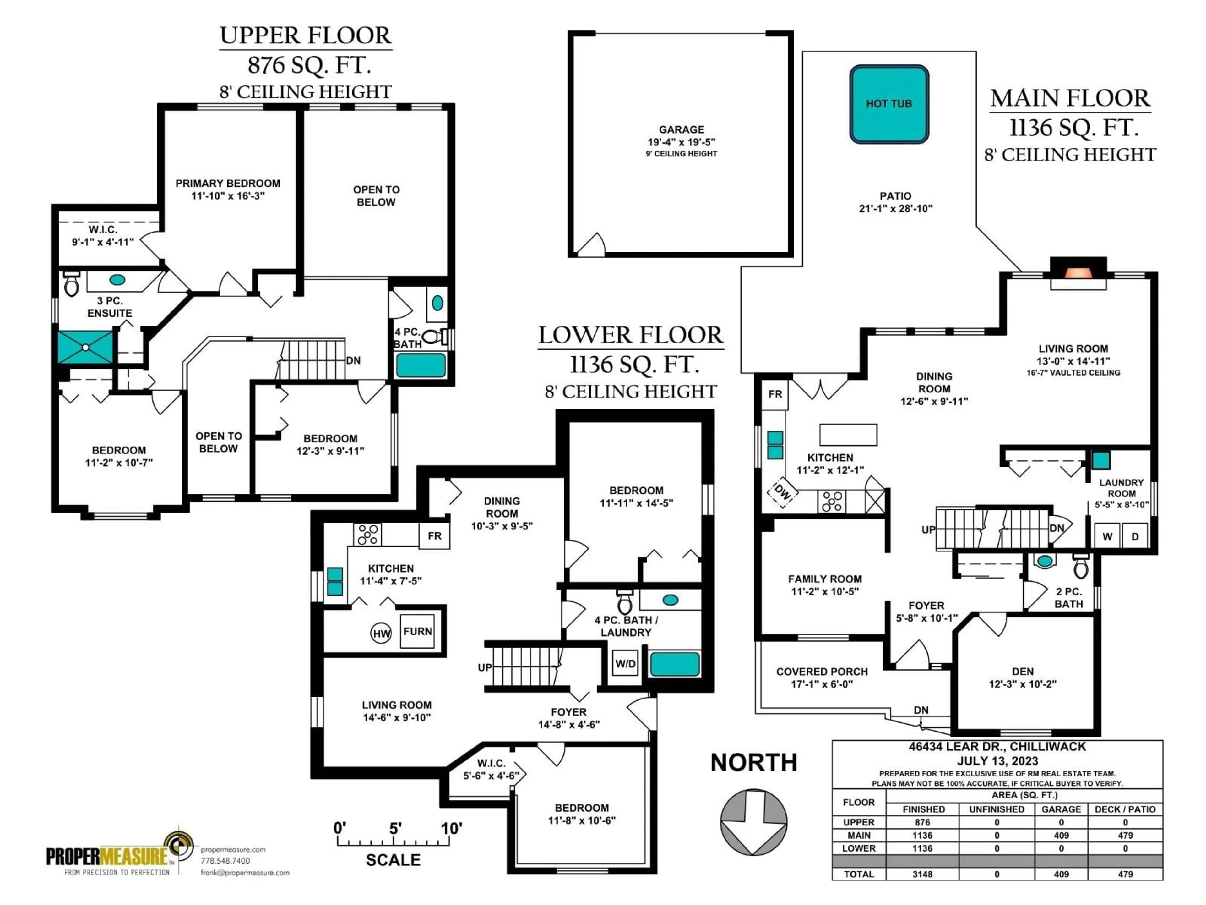 Floor plan for 46434 LEAR DRIVE, Chilliwack British Columbia V2R5P6