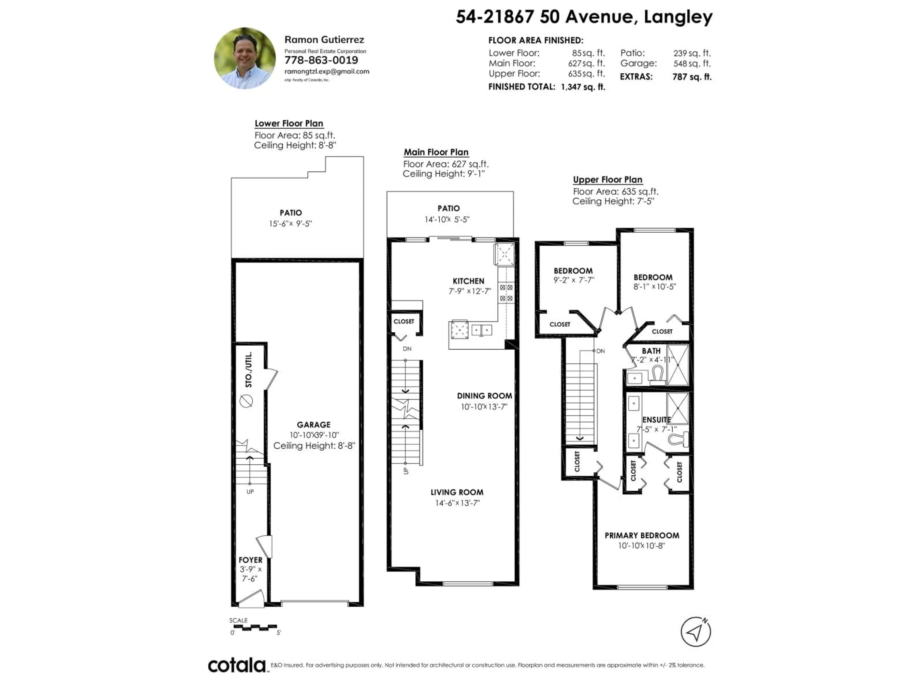 Floor plan for 54 - 21867 50 AVENUE, Langley British Columbia V3A3T2