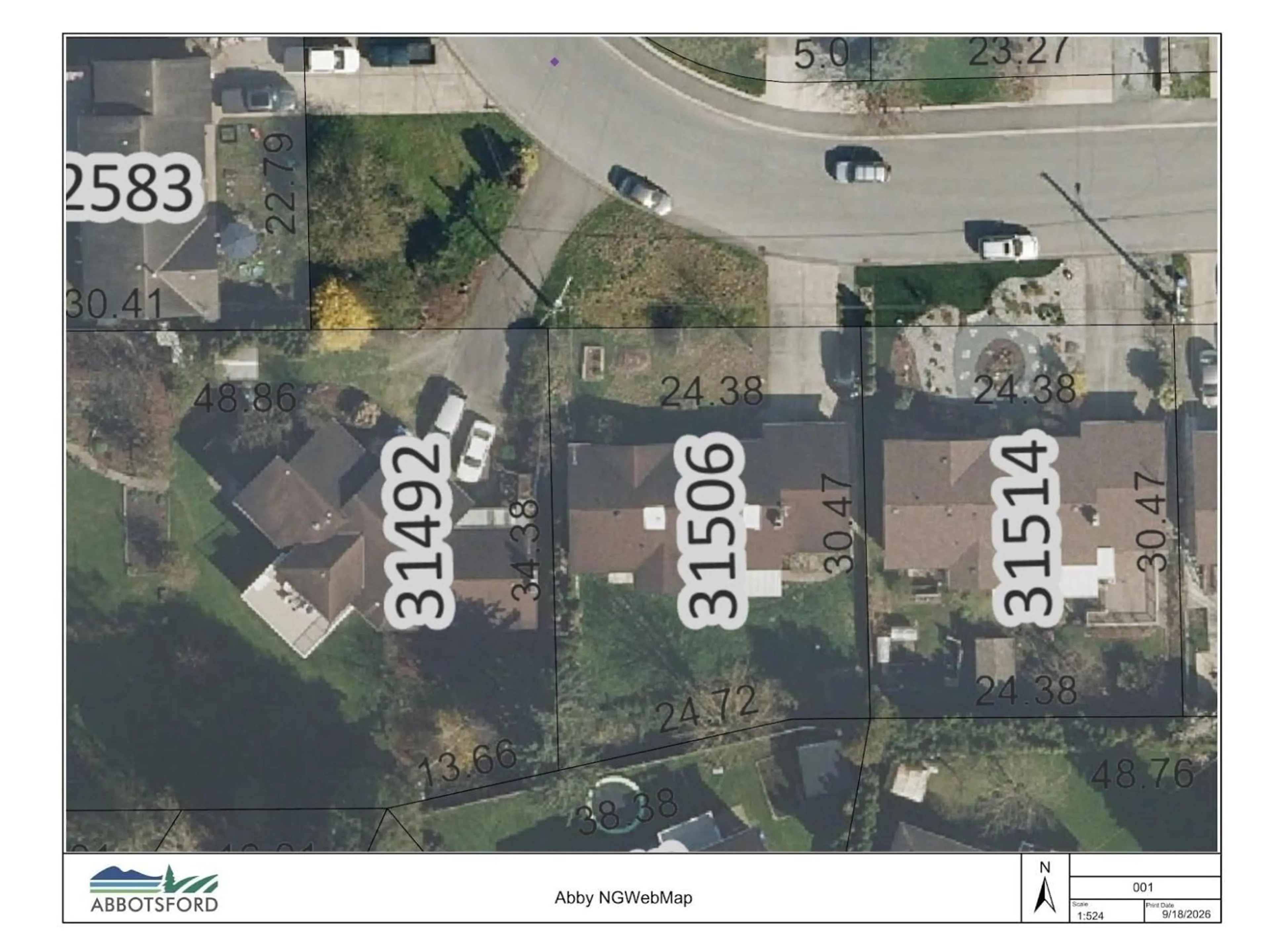 A pic from outside/outdoor area/front of a property/back of a property/a pic from drone, street for 31506 MONTE VISTA CRESCENT, Abbotsford British Columbia V2T1Y7