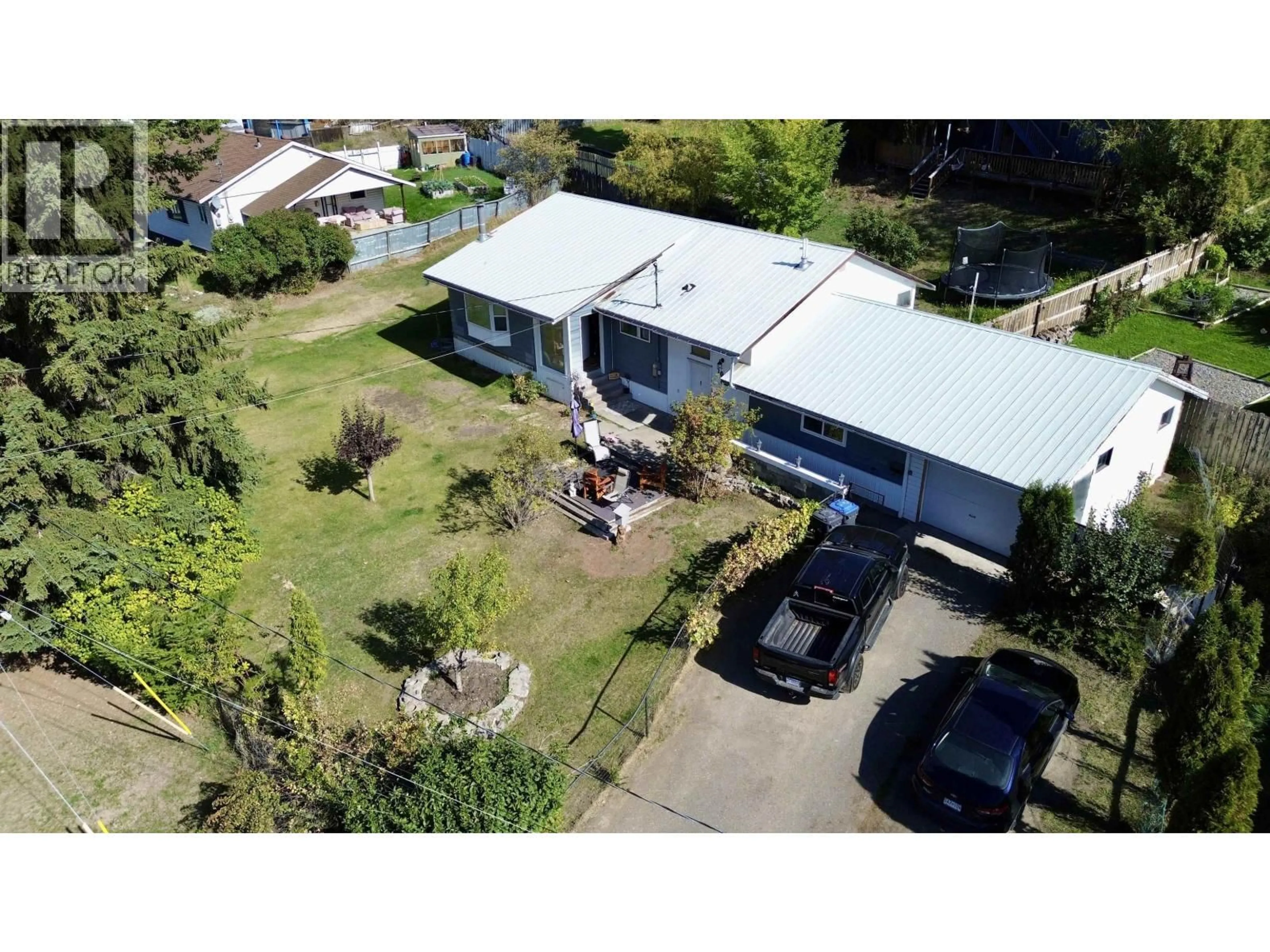 A pic from outside/outdoor area/front of a property/back of a property/a pic from drone, street for 1026 DAIRY ROAD, Williams Lake British Columbia V2G2W2