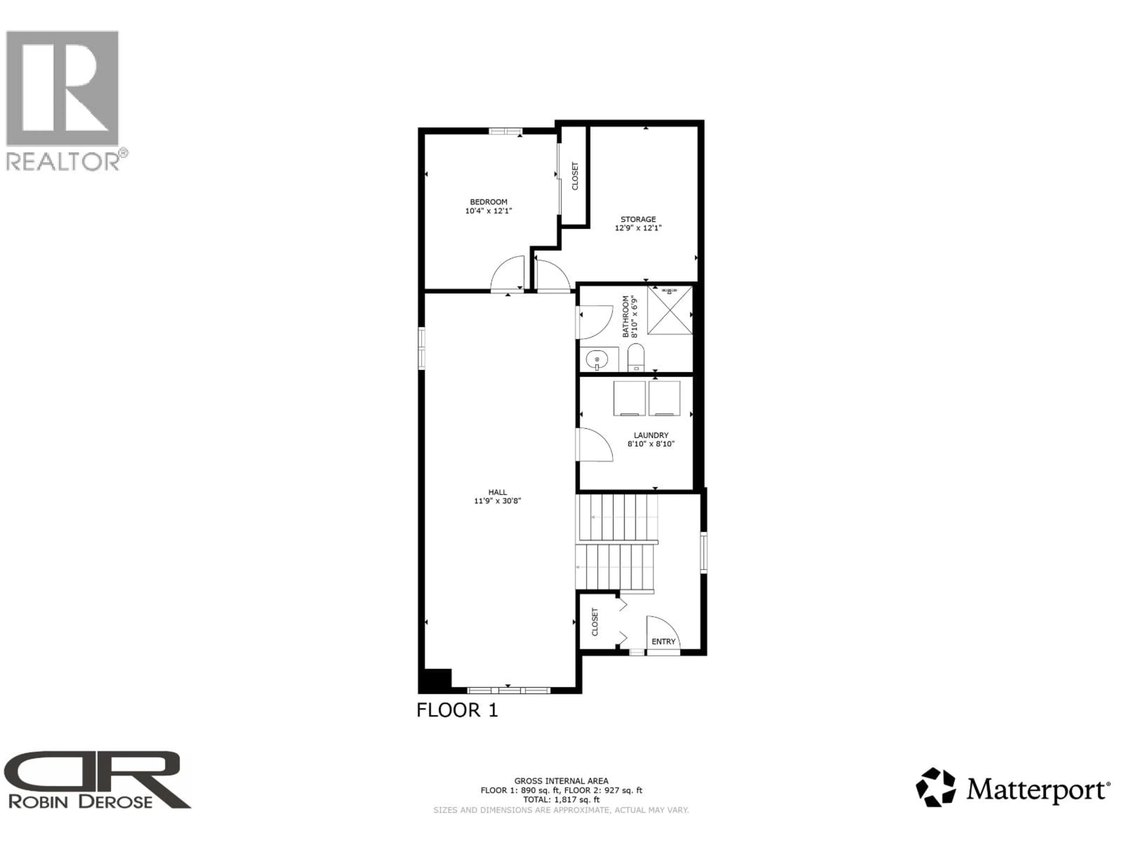 Floor plan for 8307 86 AVENUE, Fort St. John British Columbia V1J0G4