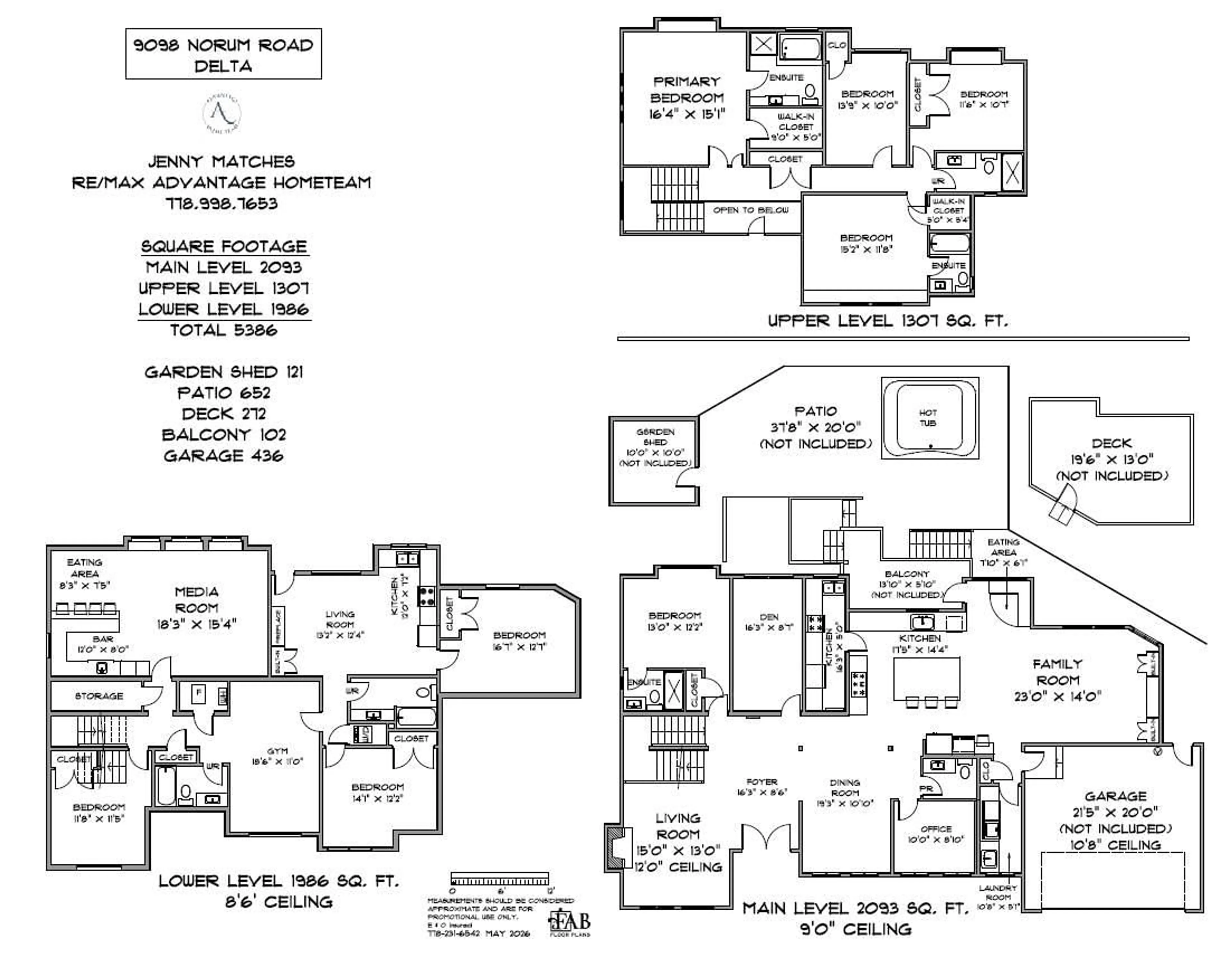 Floor plan for 9098 NORUM ROAD, Delta British Columbia V4C3J1