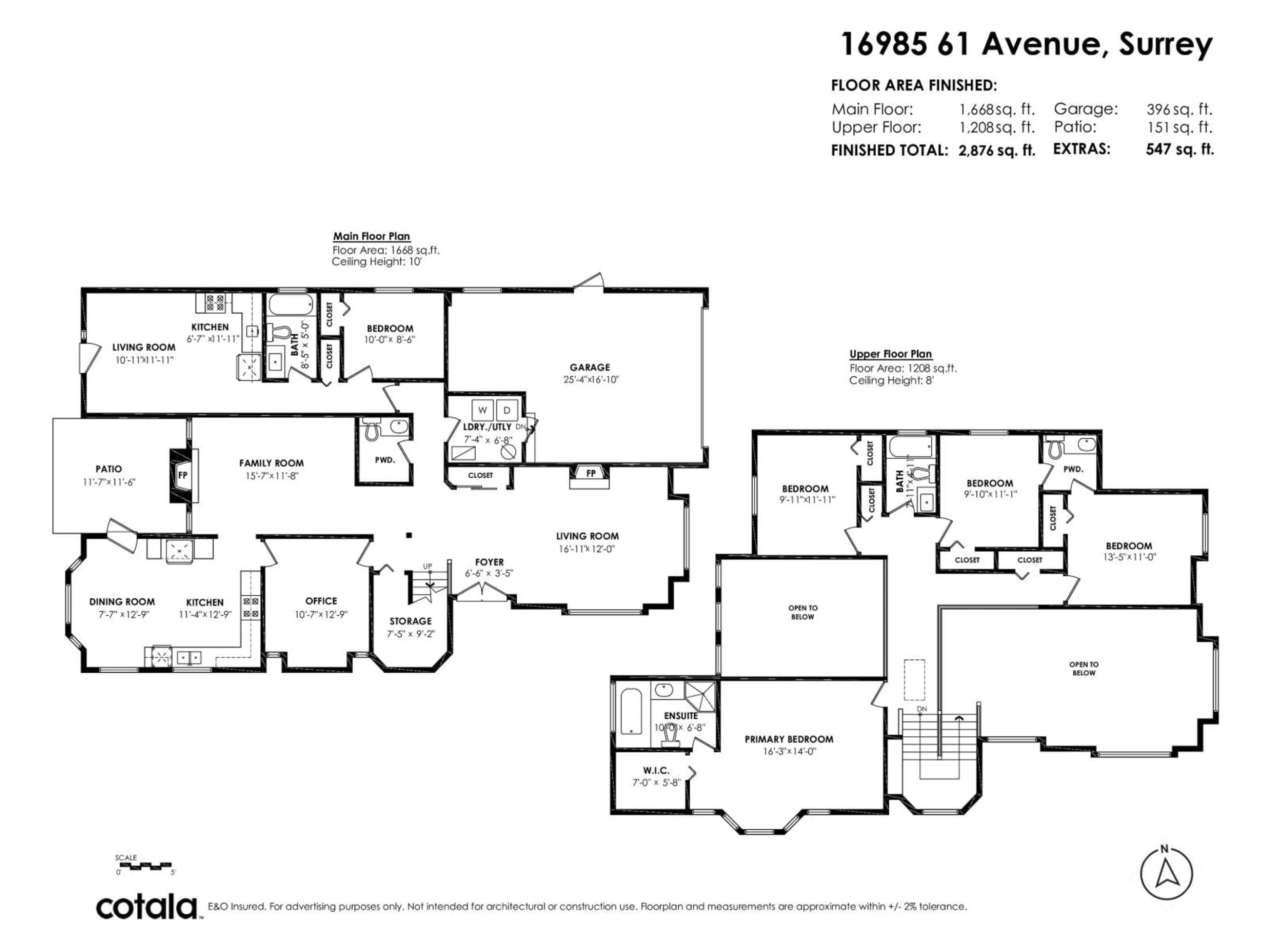 Floor plan for 16985 61 AVENUE, Surrey British Columbia V3S8X6