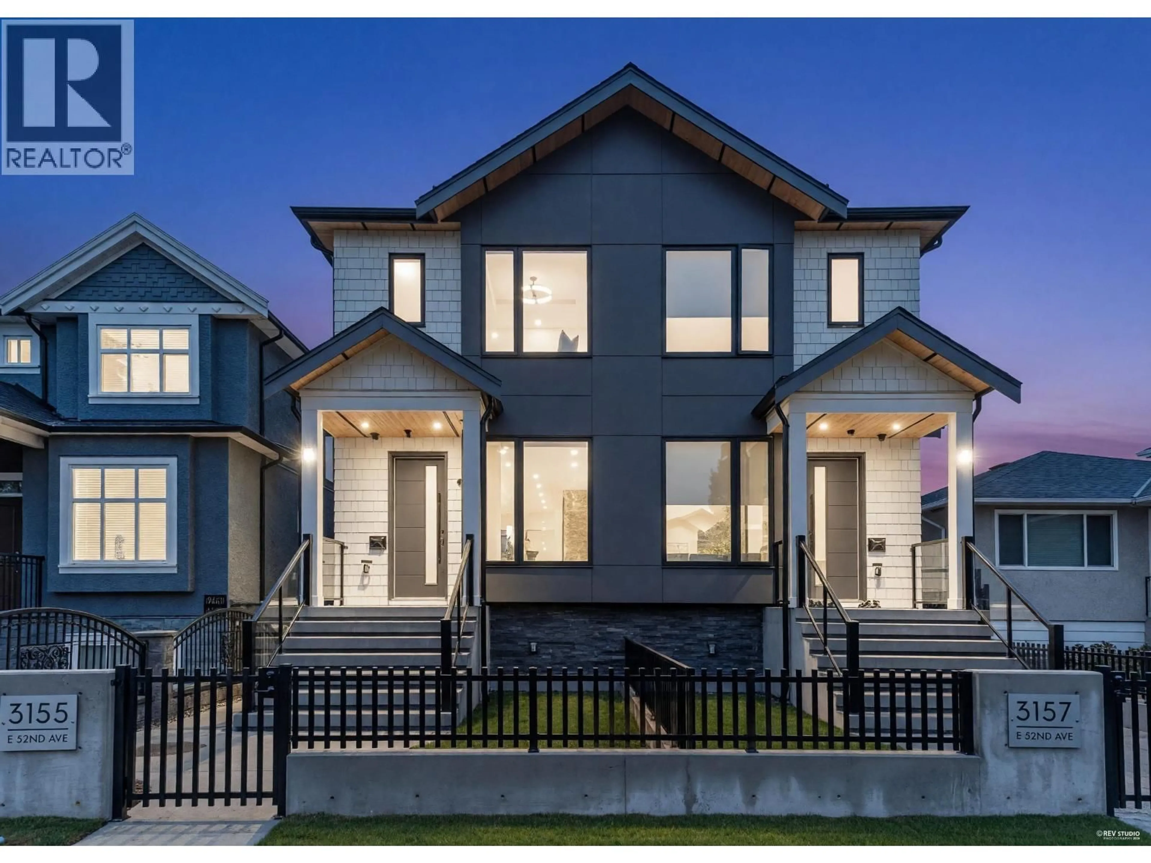 Home with vinyl exterior material, street for 3155 E. 52ND AVENUE, Vancouver British Columbia V5S1T7