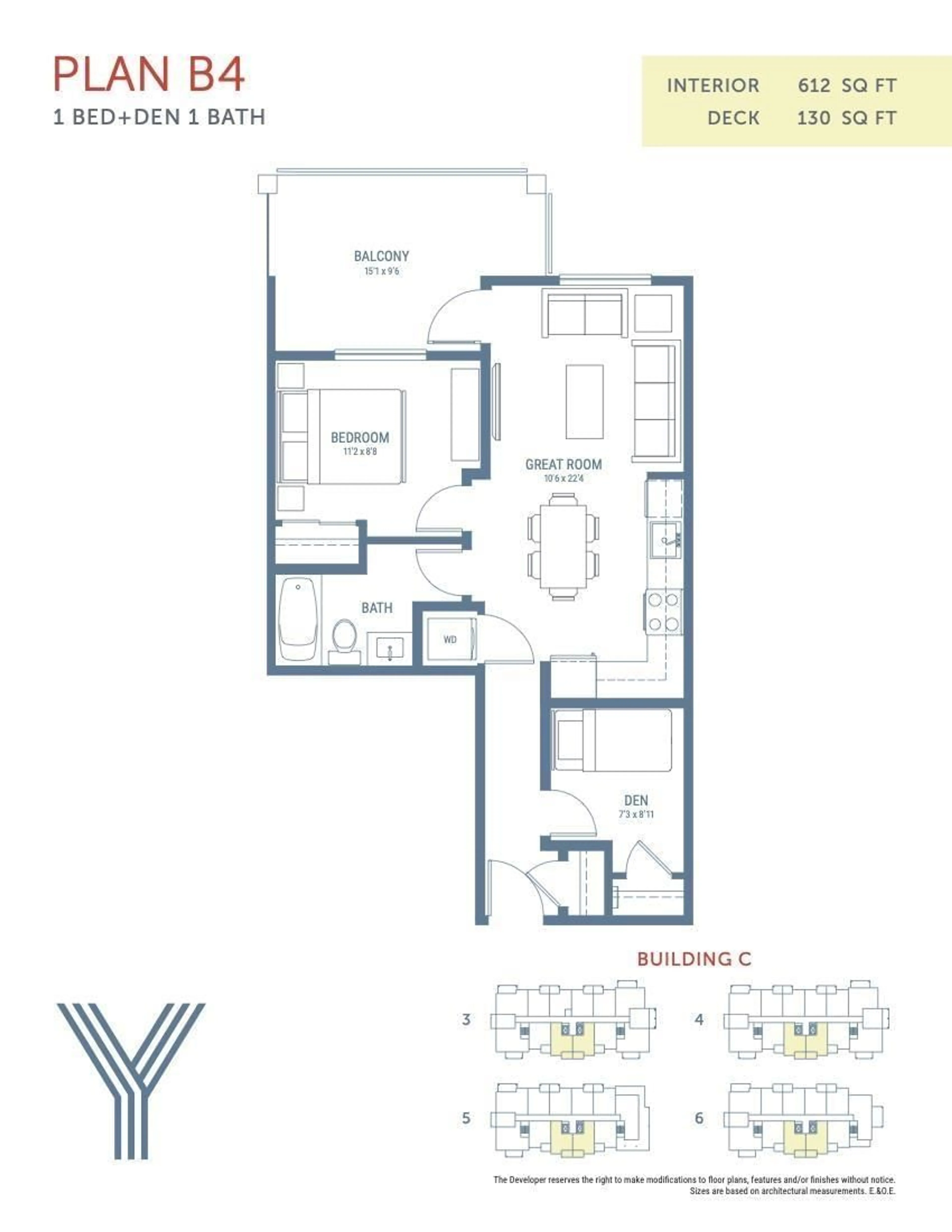 Floor plan for 601 - 45497 CAMPUS DRIVE, Chilliwack British Columbia V2R6L8