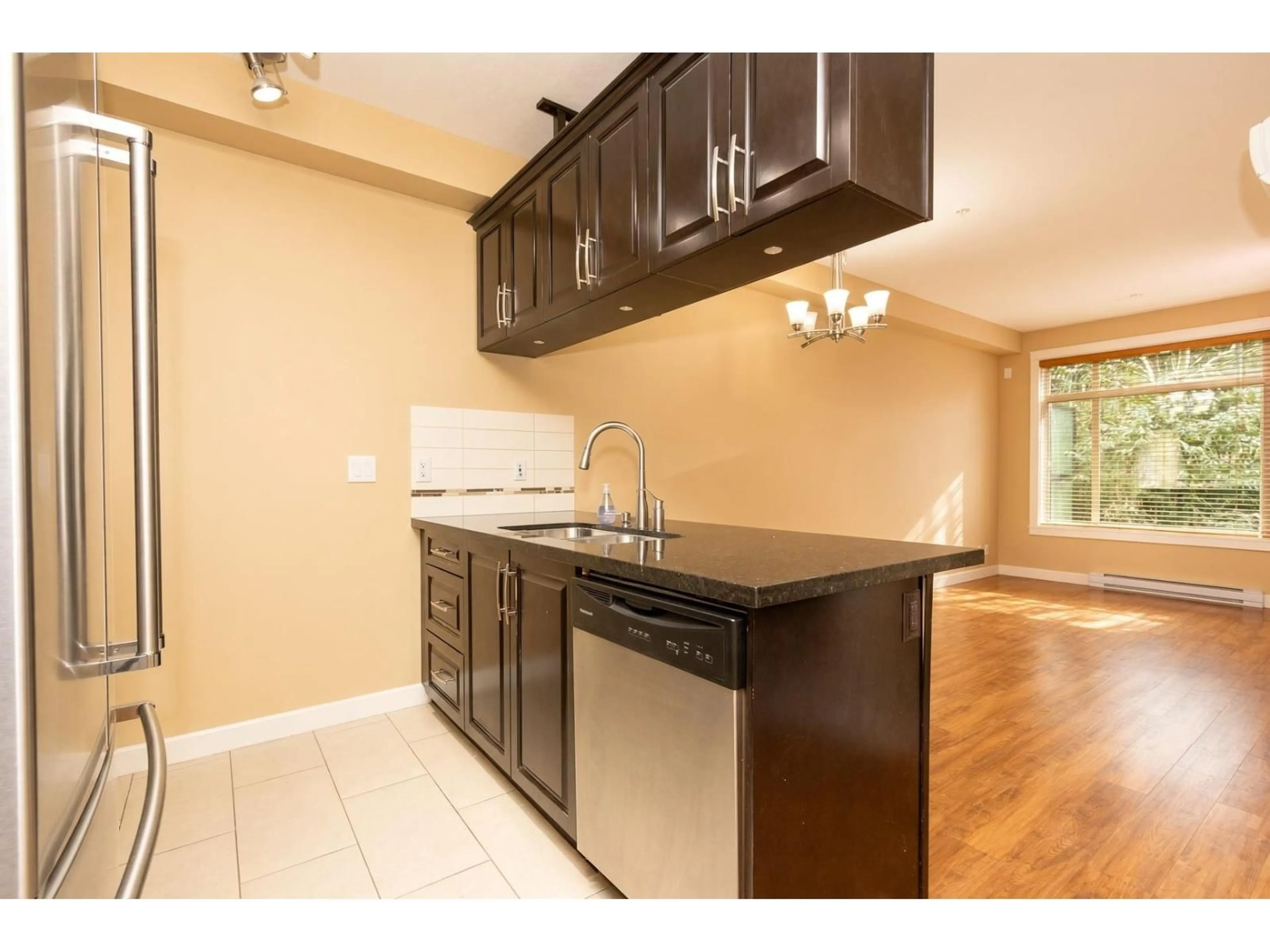Standard kitchen, wood/laminate floor for 133 - 8288 207A STREET, Langley British Columbia V2Y0L2