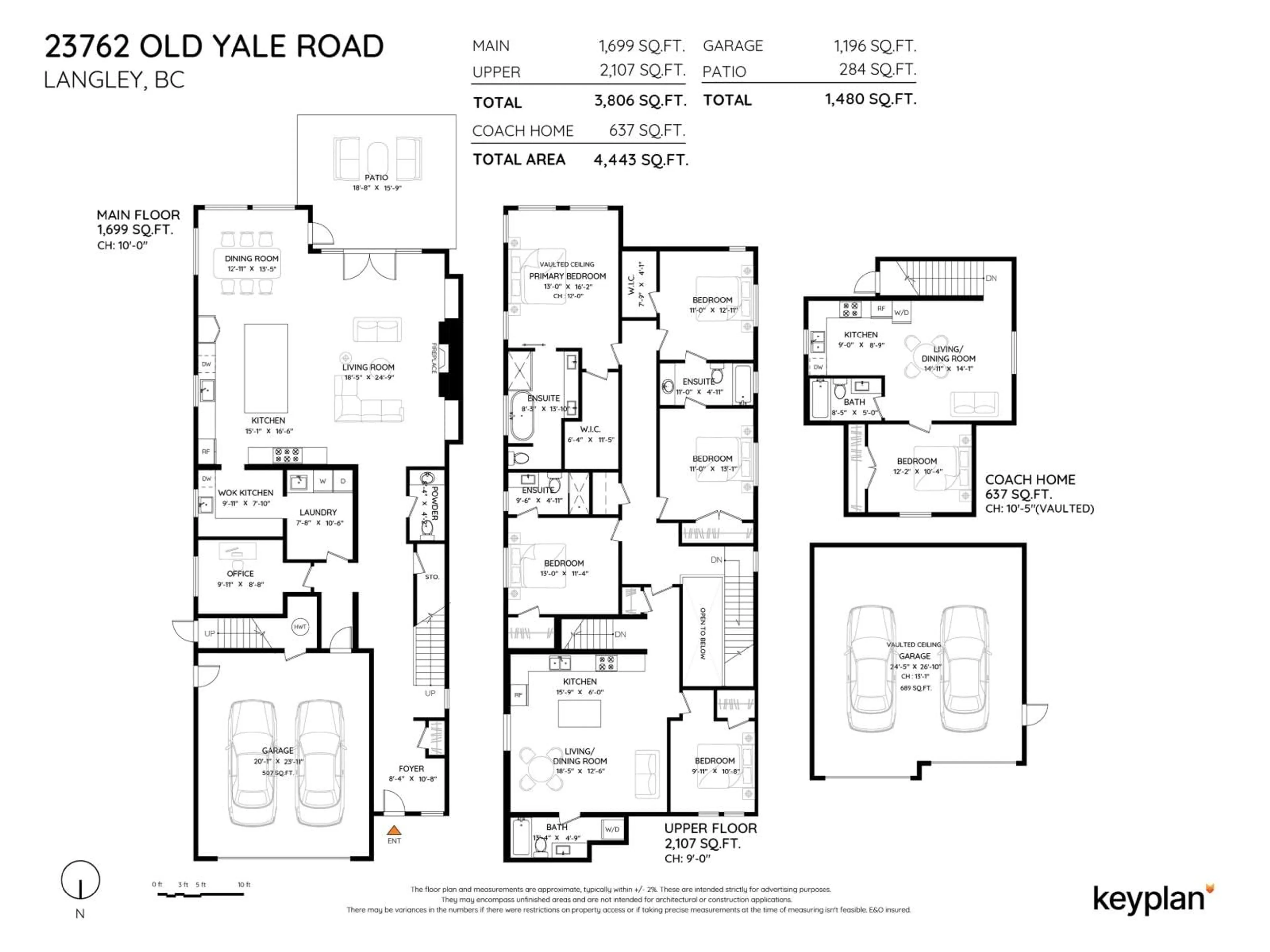 Floor plan for 23762 OLD YALE ROAD, Langley British Columbia V2Z2K4