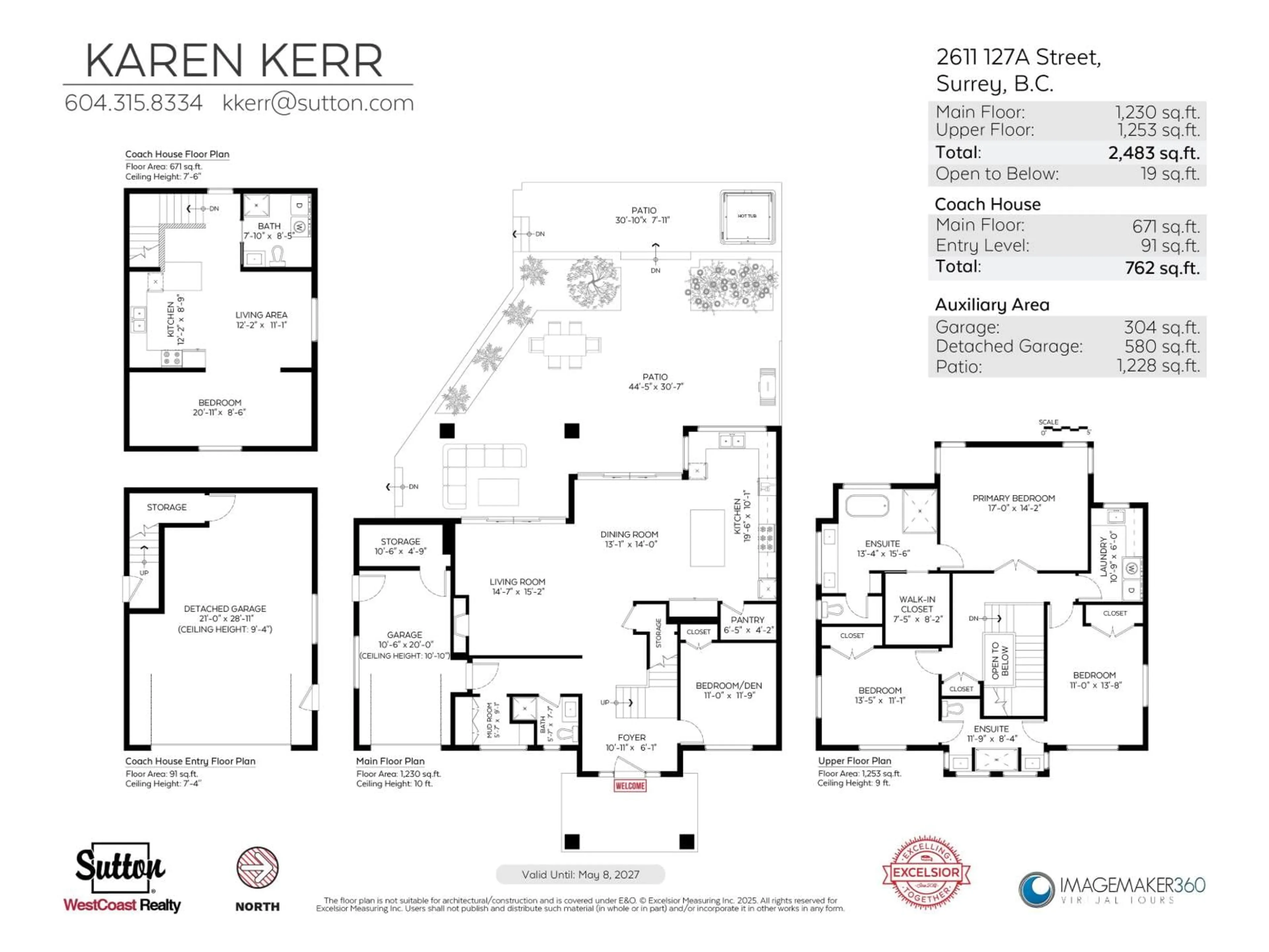 Floor plan for 2611 127A STREET, Surrey British Columbia V4A3T2