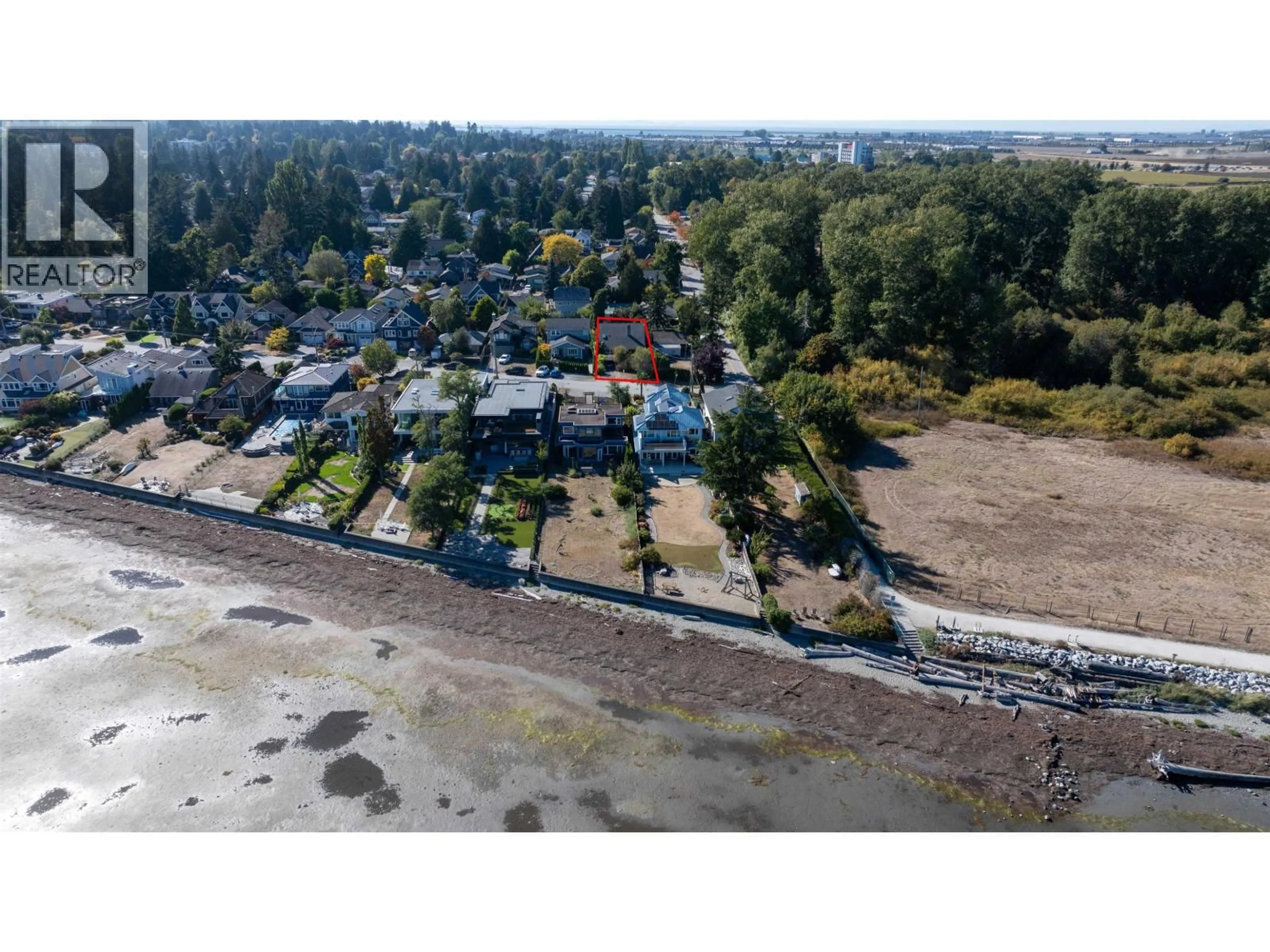 A pic from outside/outdoor area/front of a property/back of a property/a pic from drone, water/lake/river/ocean view for 1741 BEACH GROVE ROAD, Delta British Columbia V4L1P4