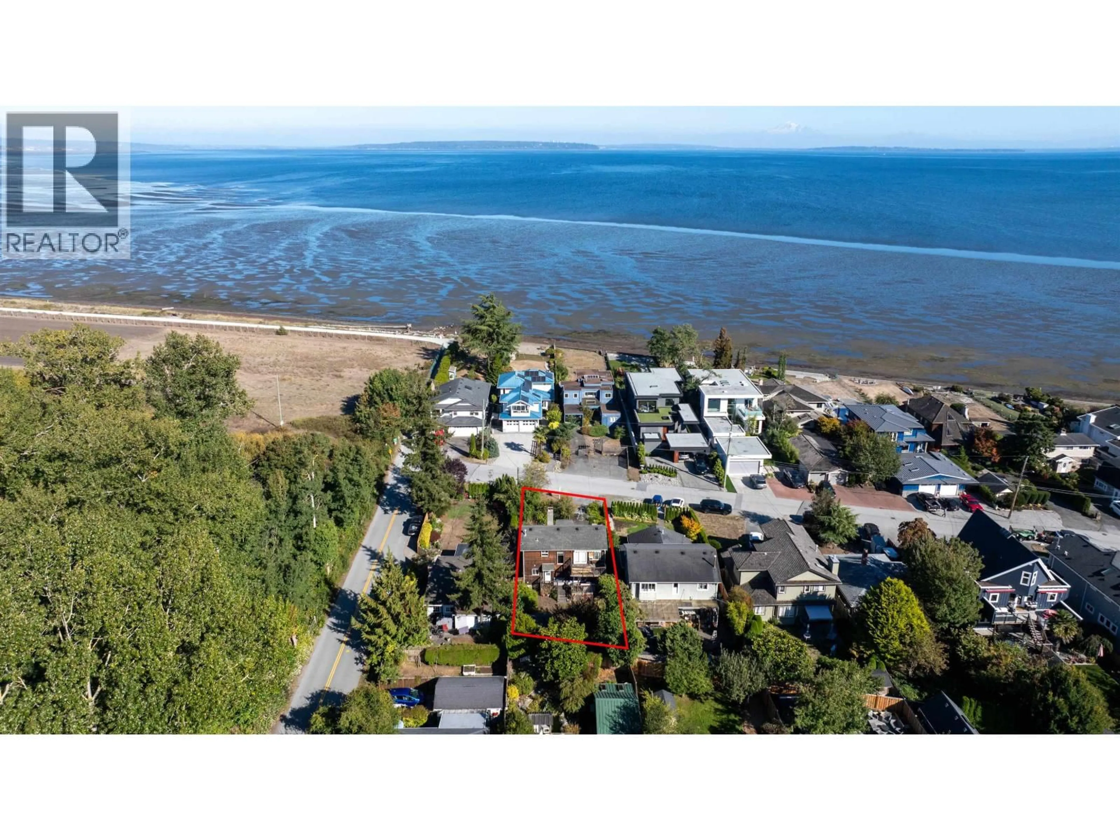 A pic from outside/outdoor area/front of a property/back of a property/a pic from drone, water/lake/river/ocean view for 1741 BEACH GROVE ROAD, Delta British Columbia V4L1P4
