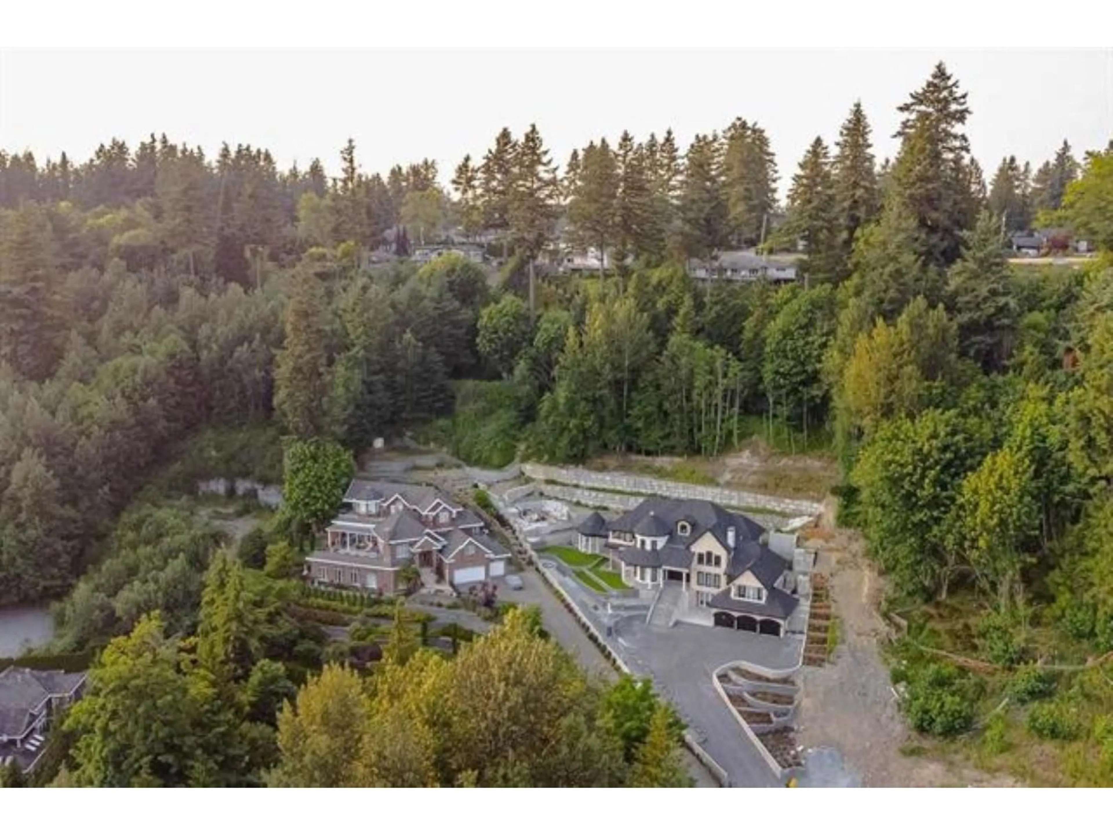 A pic from outside/outdoor area/front of a property/back of a property/a pic from drone, forest/trees view for 5579 136B STREET, Surrey British Columbia V3X3P2