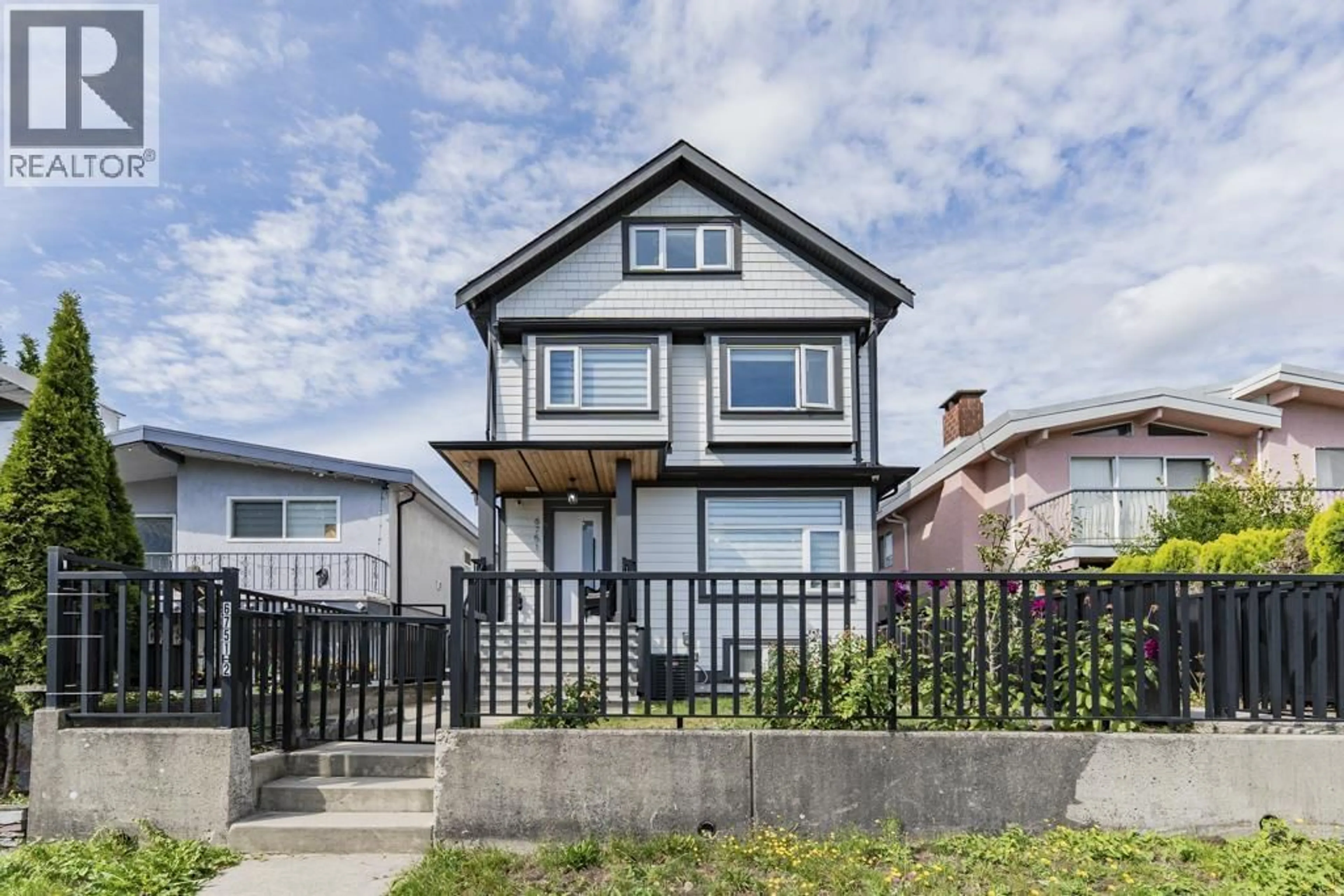 Home with vinyl exterior material, street for 6751 KNIGHT STREET, Vancouver British Columbia V5P2W4