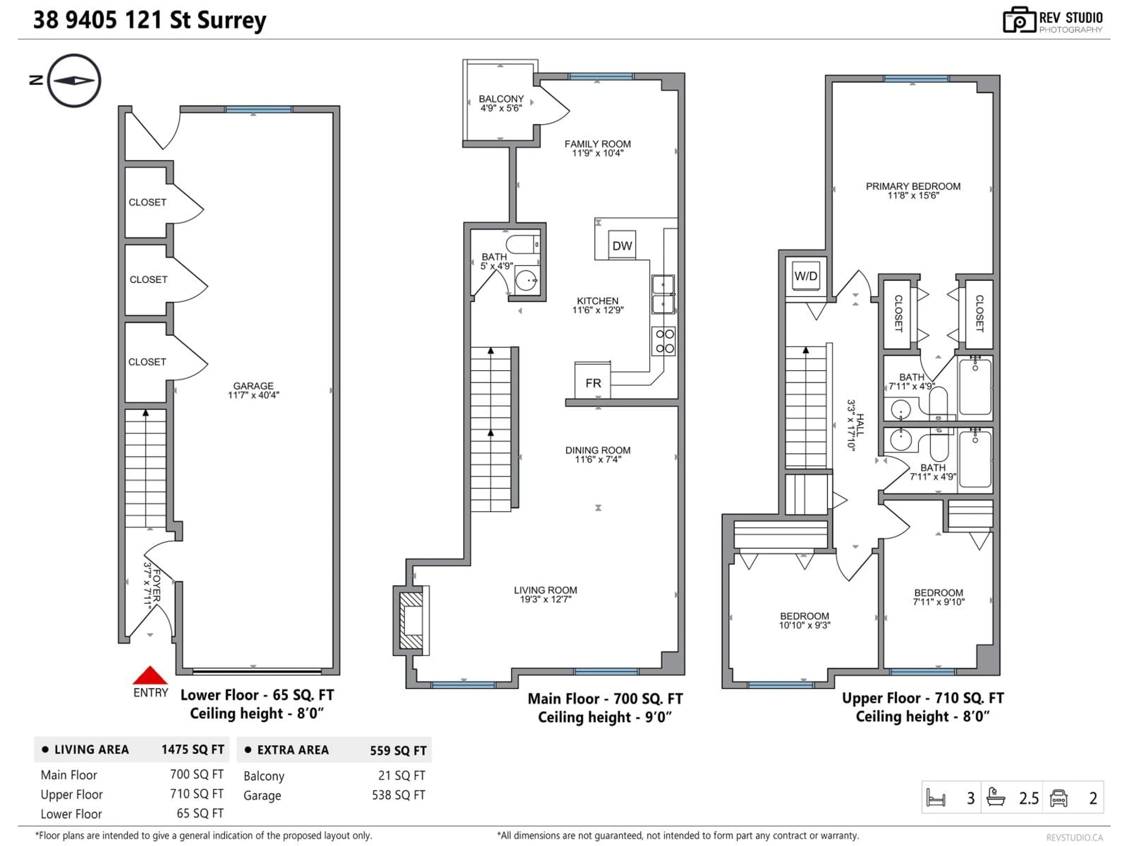 Floor plan for 38 - 9405 121 STREET, Surrey British Columbia V3V0A9