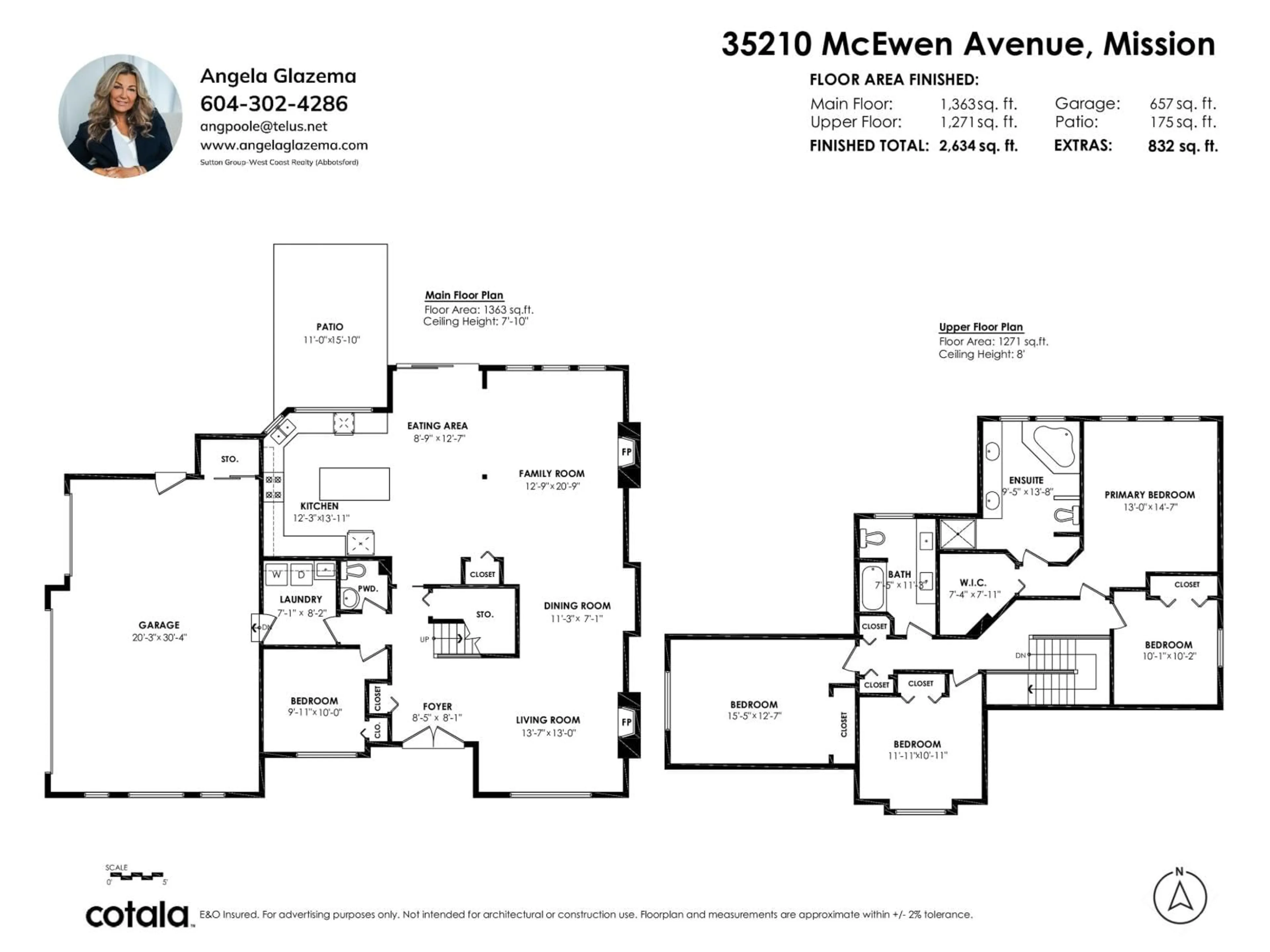 Floor plan for 35210 MCEWEN AVENUE, Mission British Columbia V2V6R4
