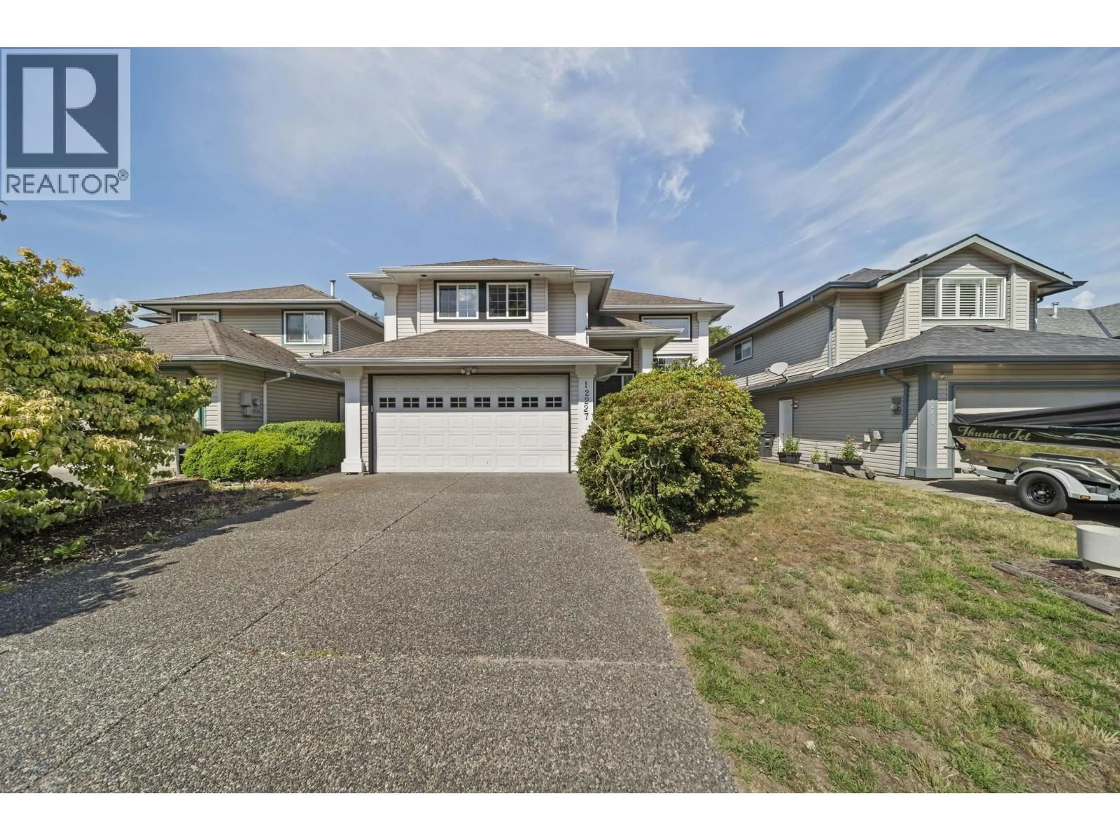 A pic from outside/outdoor area/front of a property/back of a property/a pic from drone, street for 12227 BONSON ROAD, Pitt Meadows British Columbia V3Y2L5