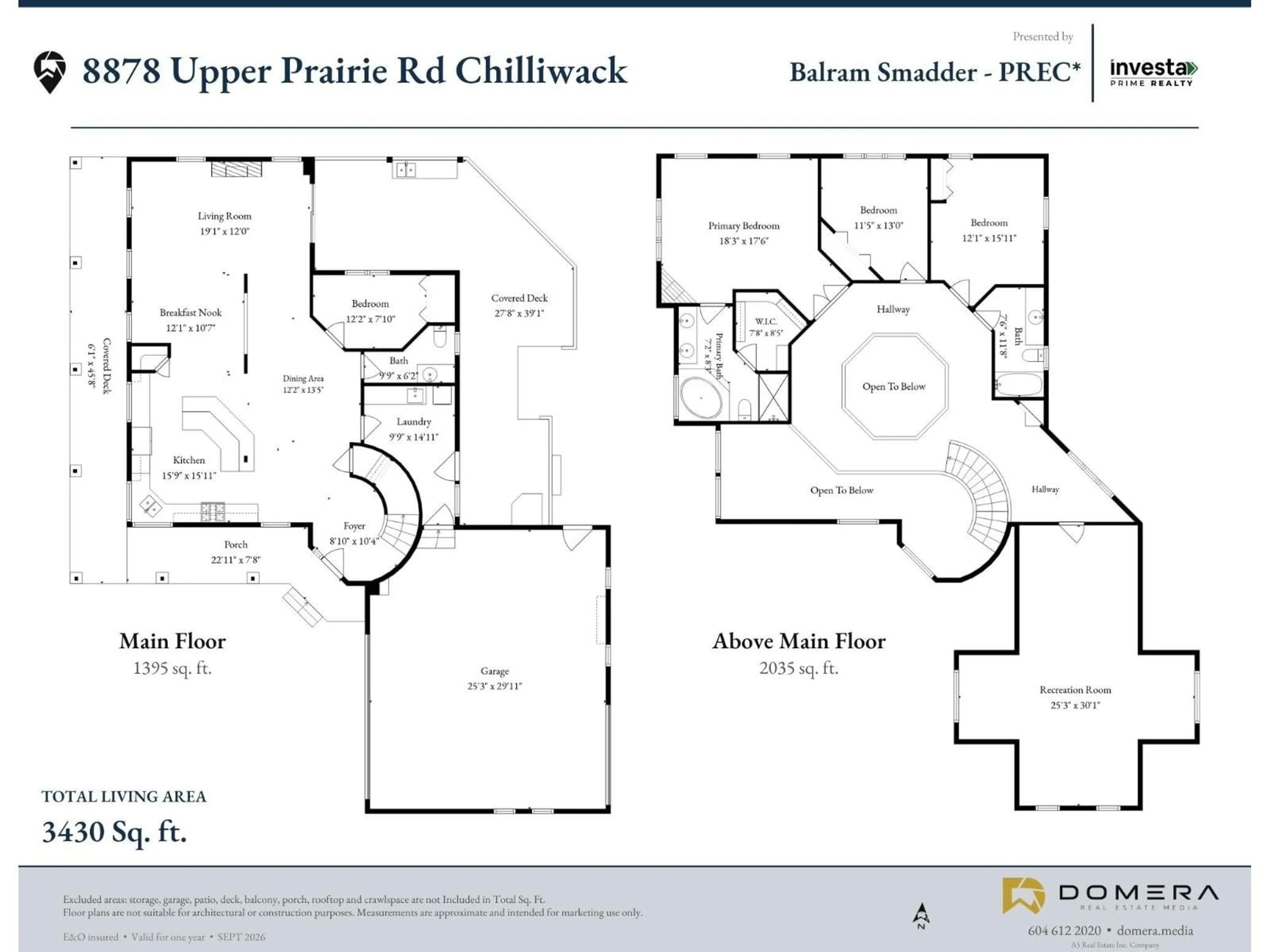 Floor plan for 8878 UPPER PRAIRIE ROAD, Chilliwack British Columbia V2P6H4