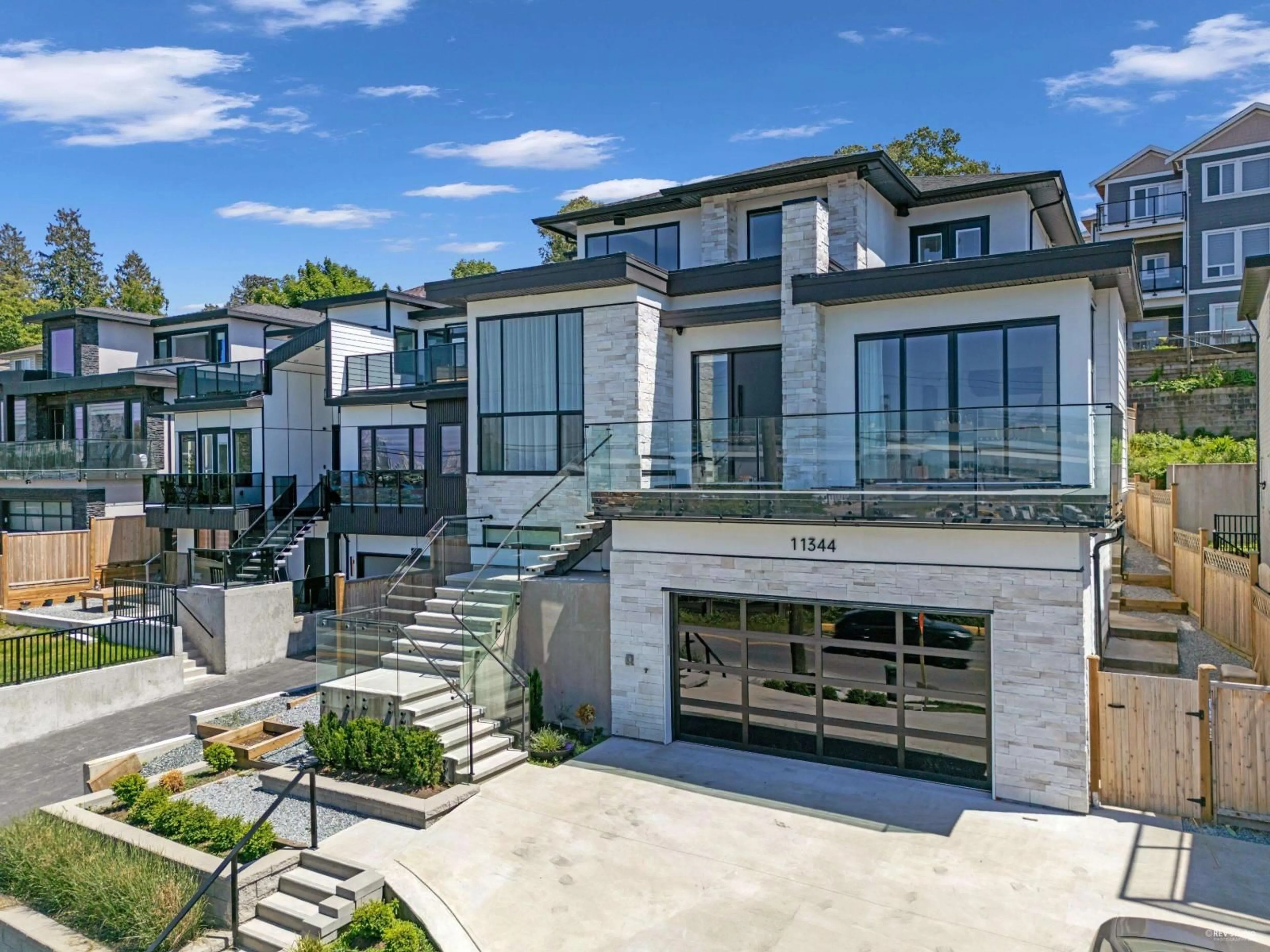 Home with brick exterior material, unknown for 11344 RIVER ROAD, Surrey British Columbia V3V2V6
