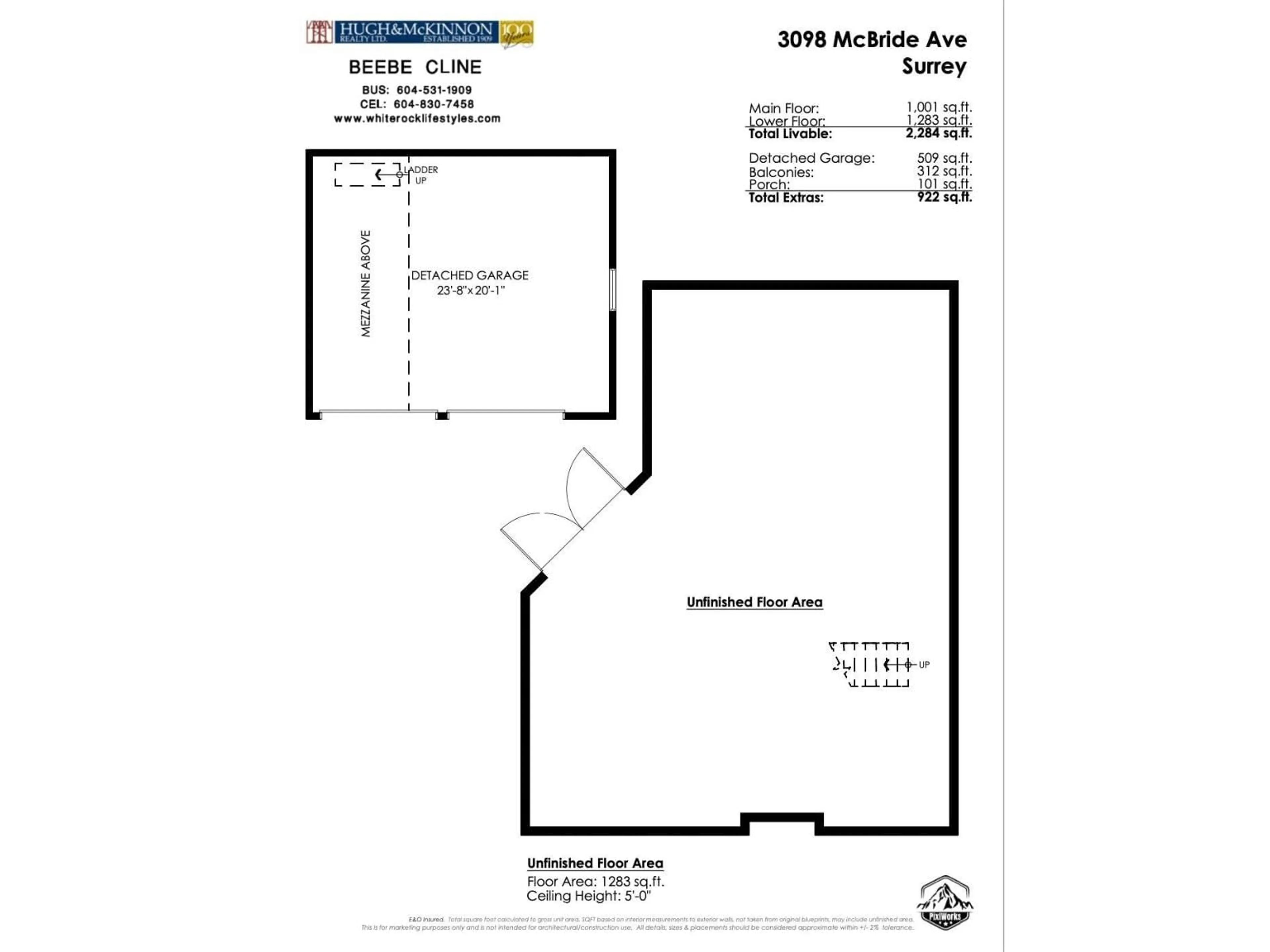 Floor plan for 3098 MCBRIDE AVENUE, Surrey British Columbia V4A3H1