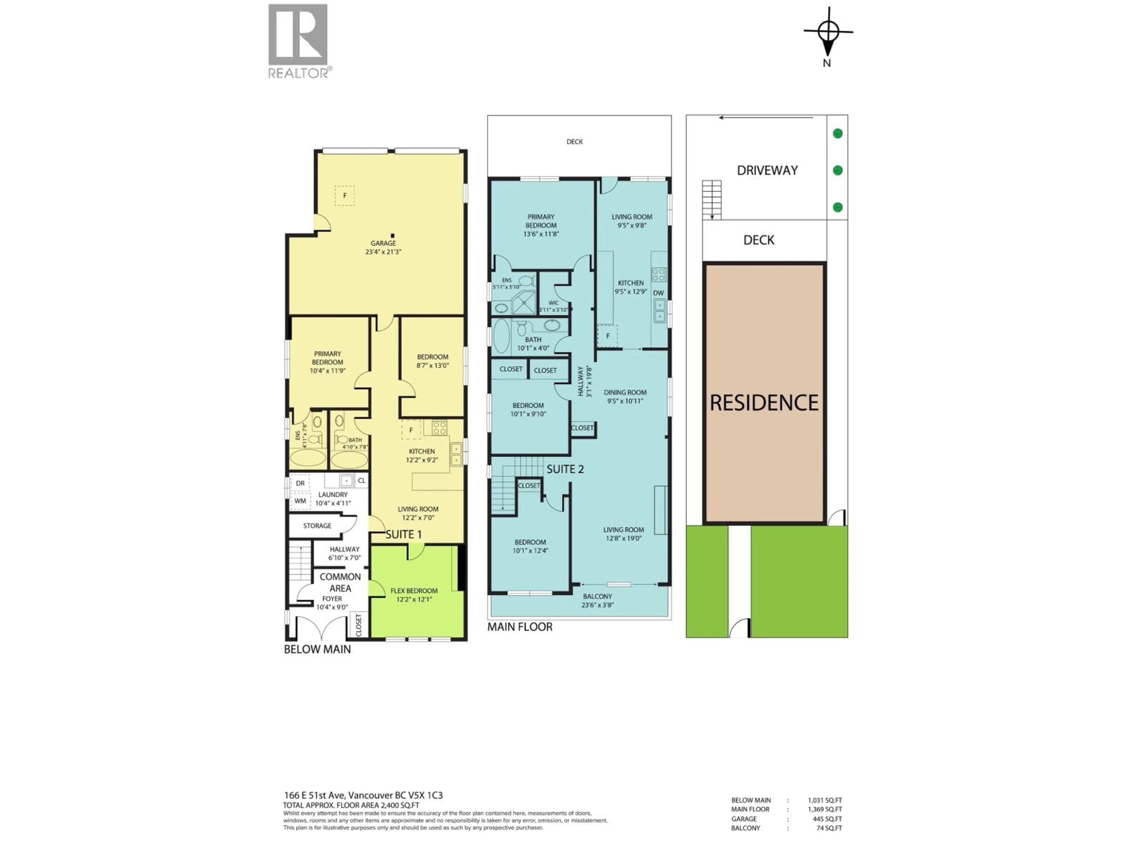 Floor plan for 166 51ST AVENUE, Vancouver British Columbia V5X1C3