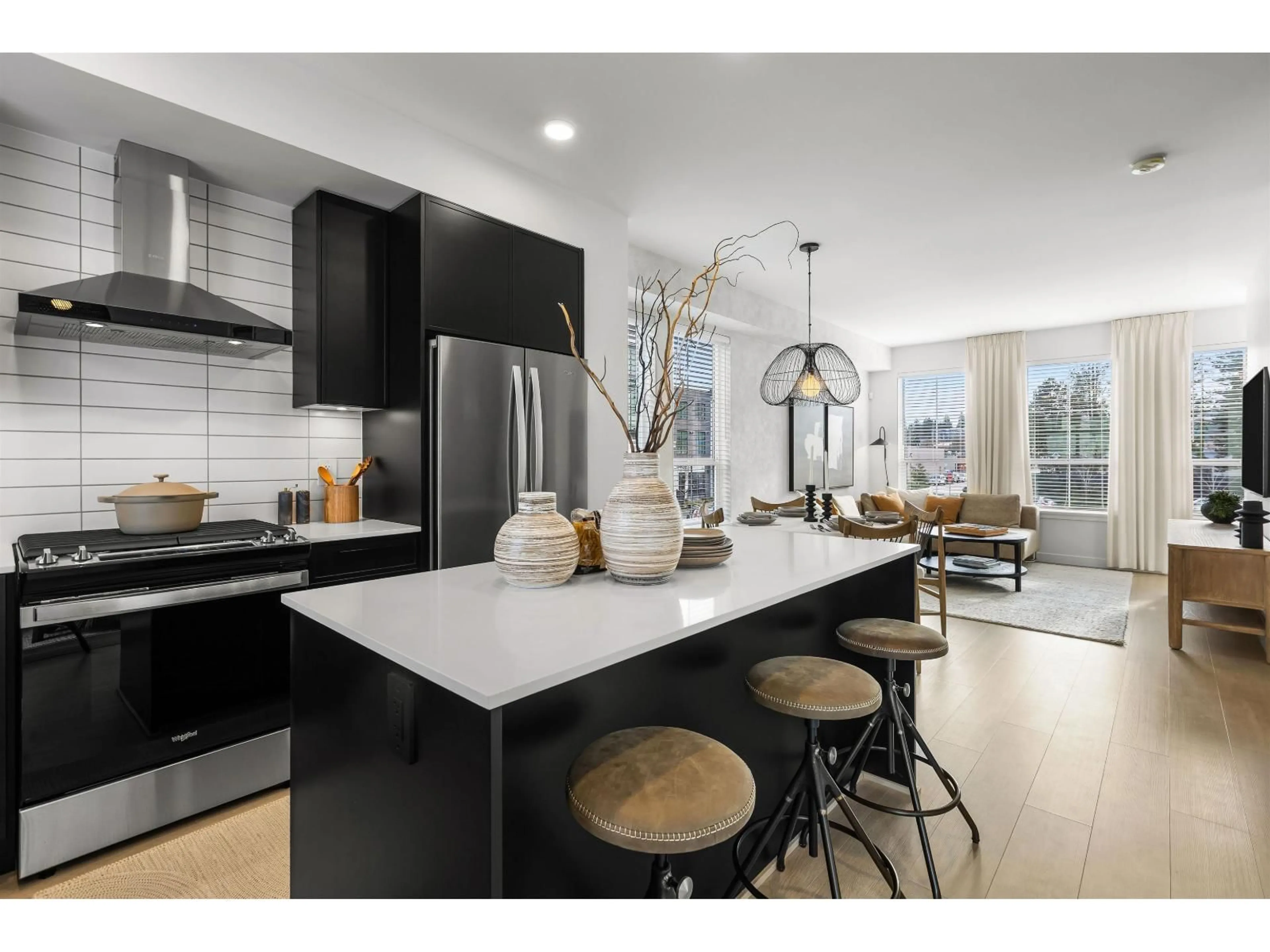 Open concept kitchen, ceramic/tile floor for 29 - 2891 MONTROSE AVENUE, Abbotsford British Columbia N0N0N0