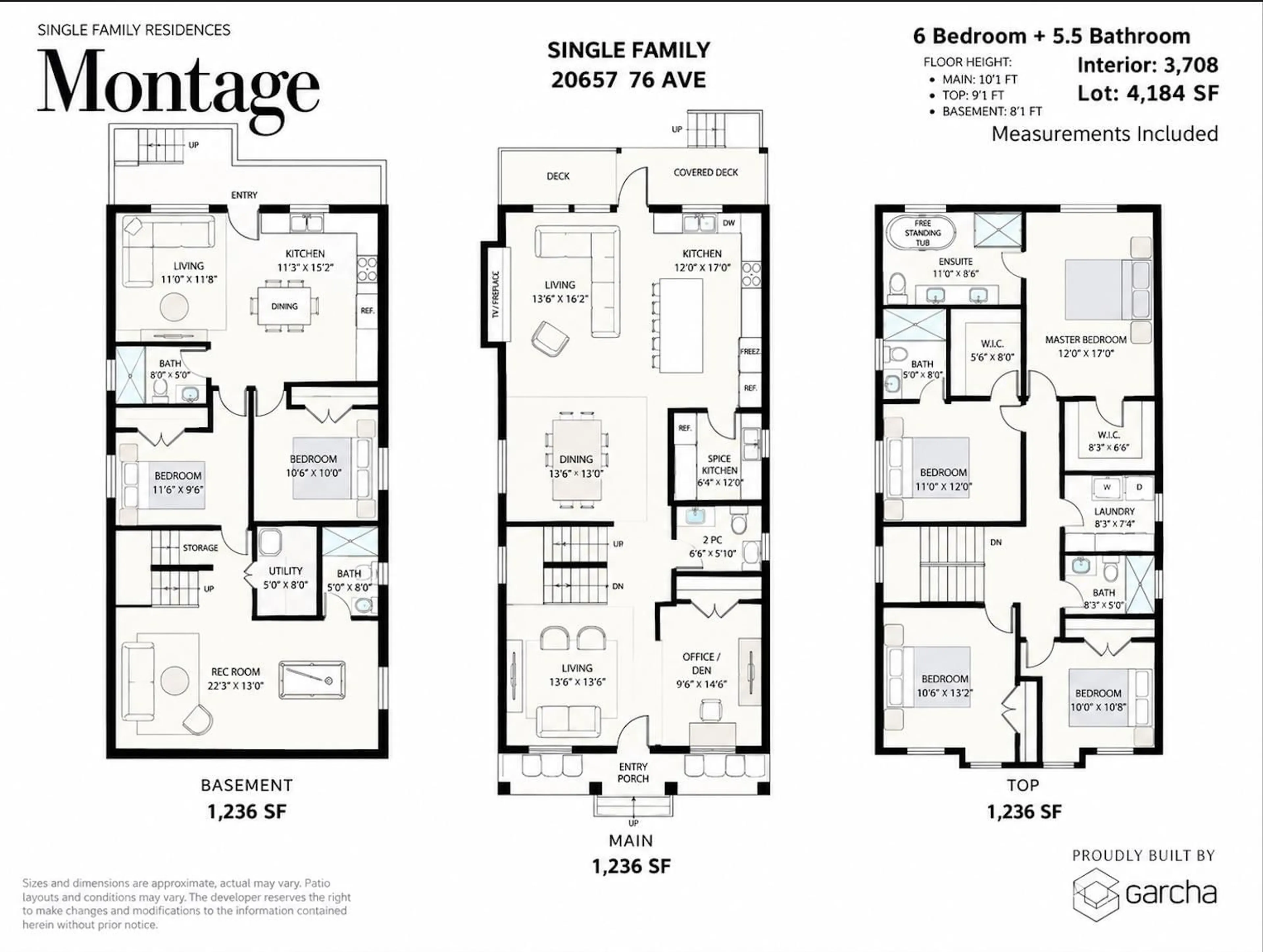 Floor plan for 20657 76 AVENUE, Langley British Columbia V2Y1V9