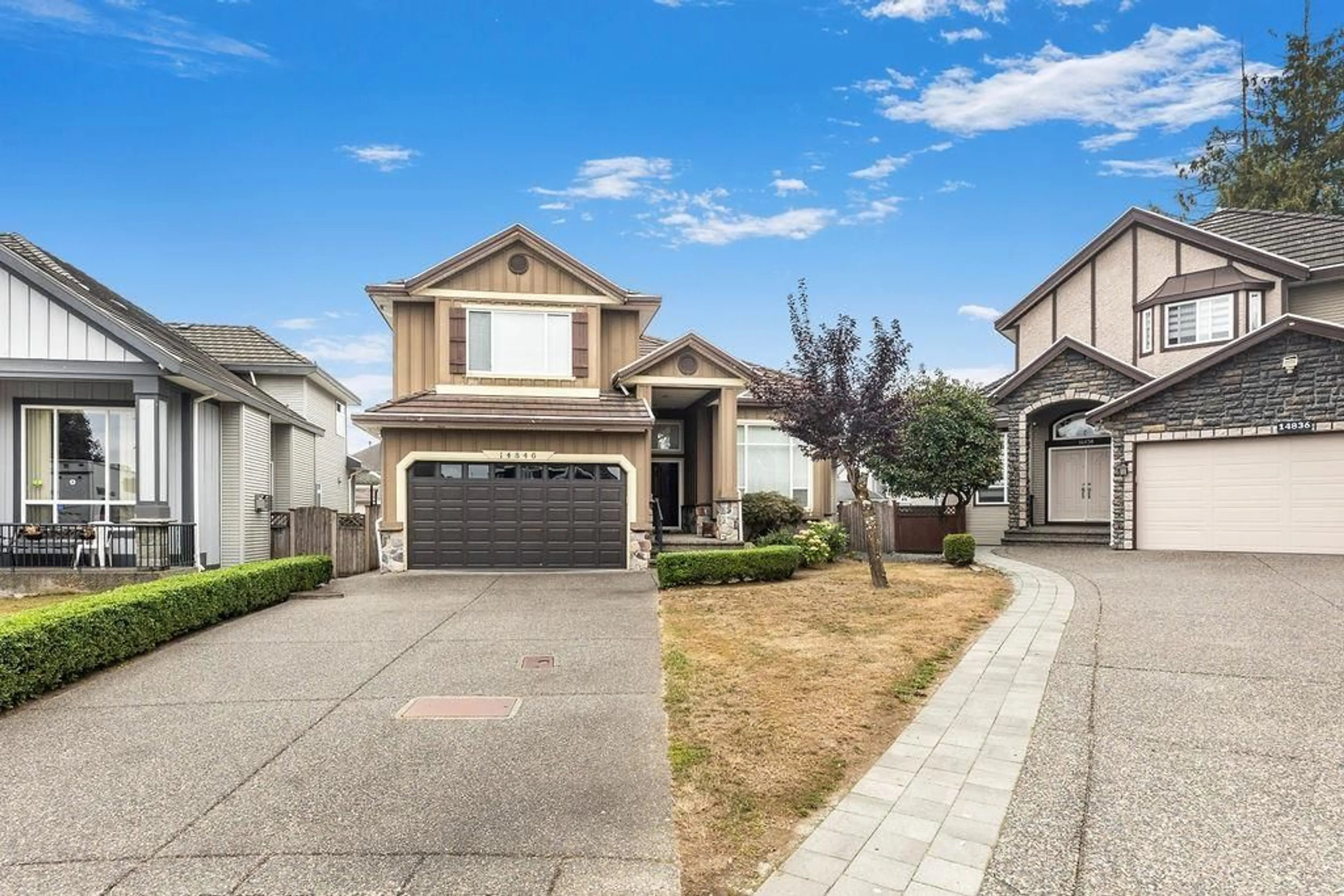 Home with vinyl exterior material, street for 14846 72A AVENUE, Surrey British Columbia V3S0T7