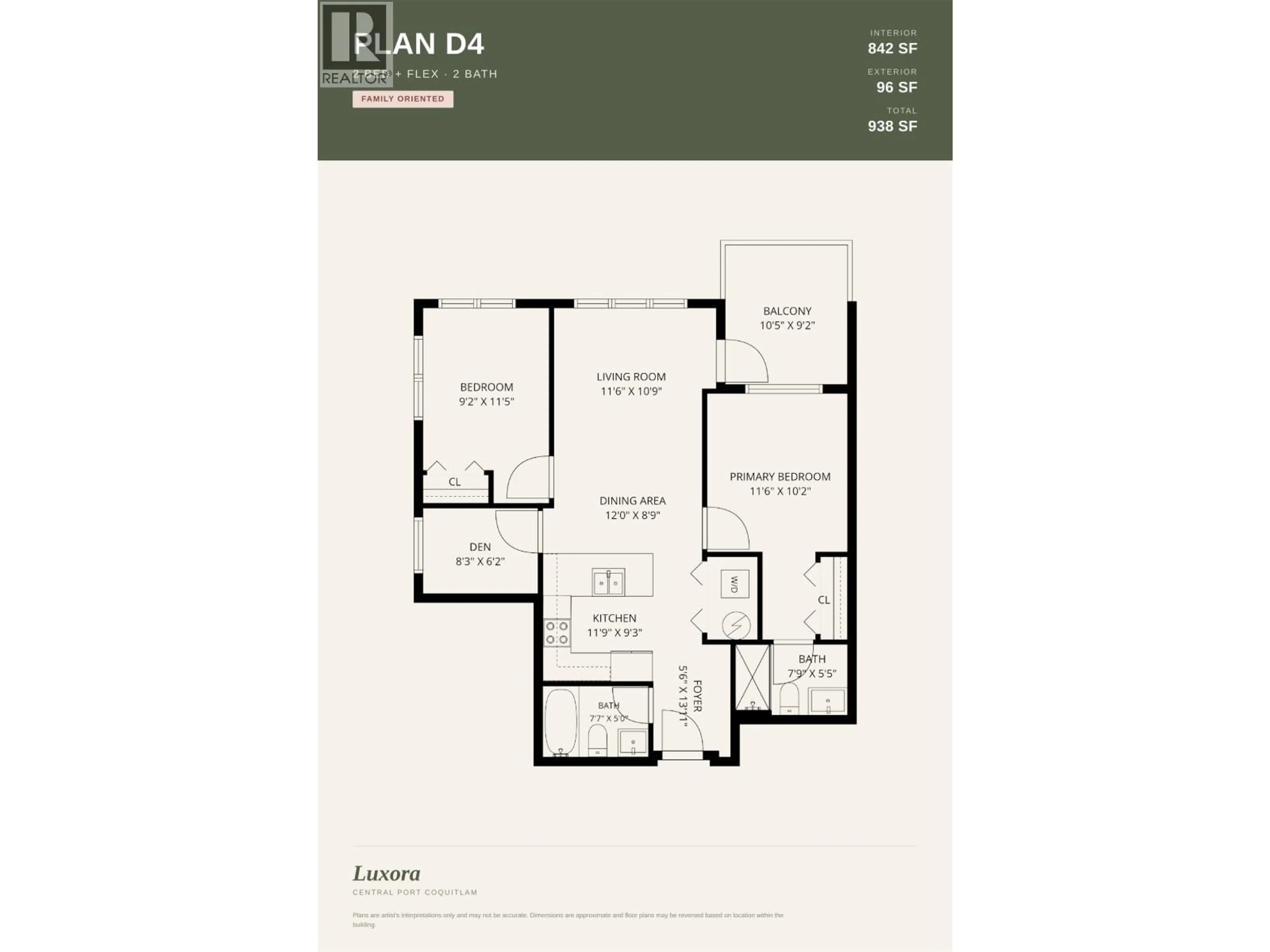 Floor plan for 207 - 2368 SHAUGHNESSY STREET, Port Coquitlam British Columbia V3C3E3