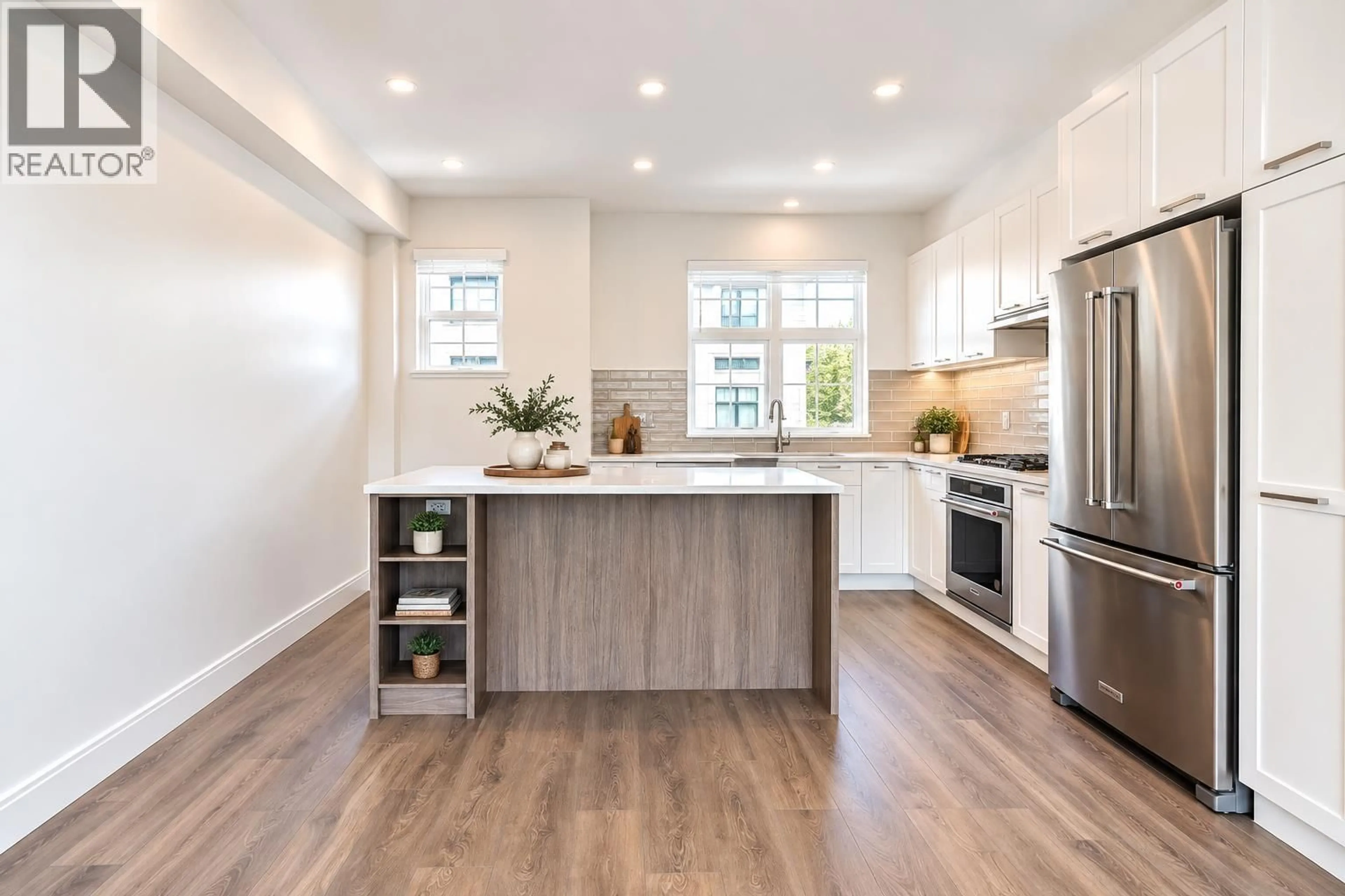 Open concept kitchen, wood/laminate floor for 127 - 1310 MITCHELL STREET, Coquitlam British Columbia V3E0T9
