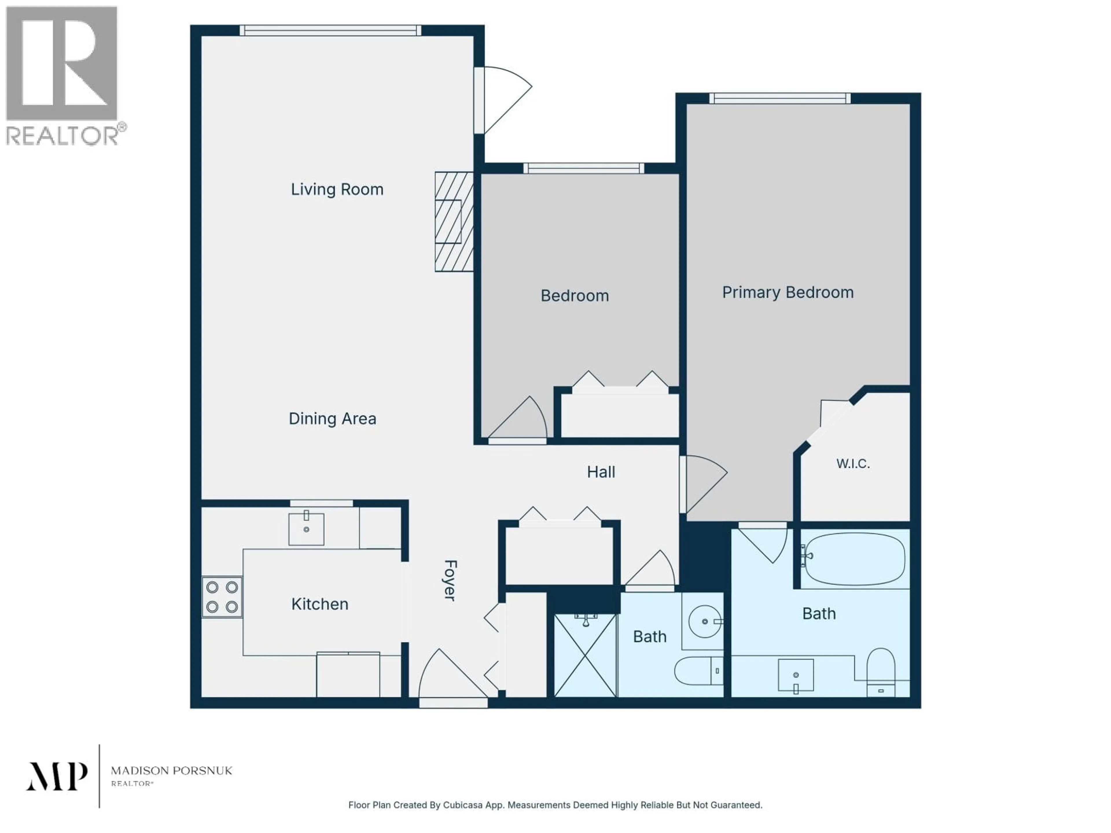 Floor plan for 104 - 1638 6TH AVENUE, Prince George British Columbia V2L3N6