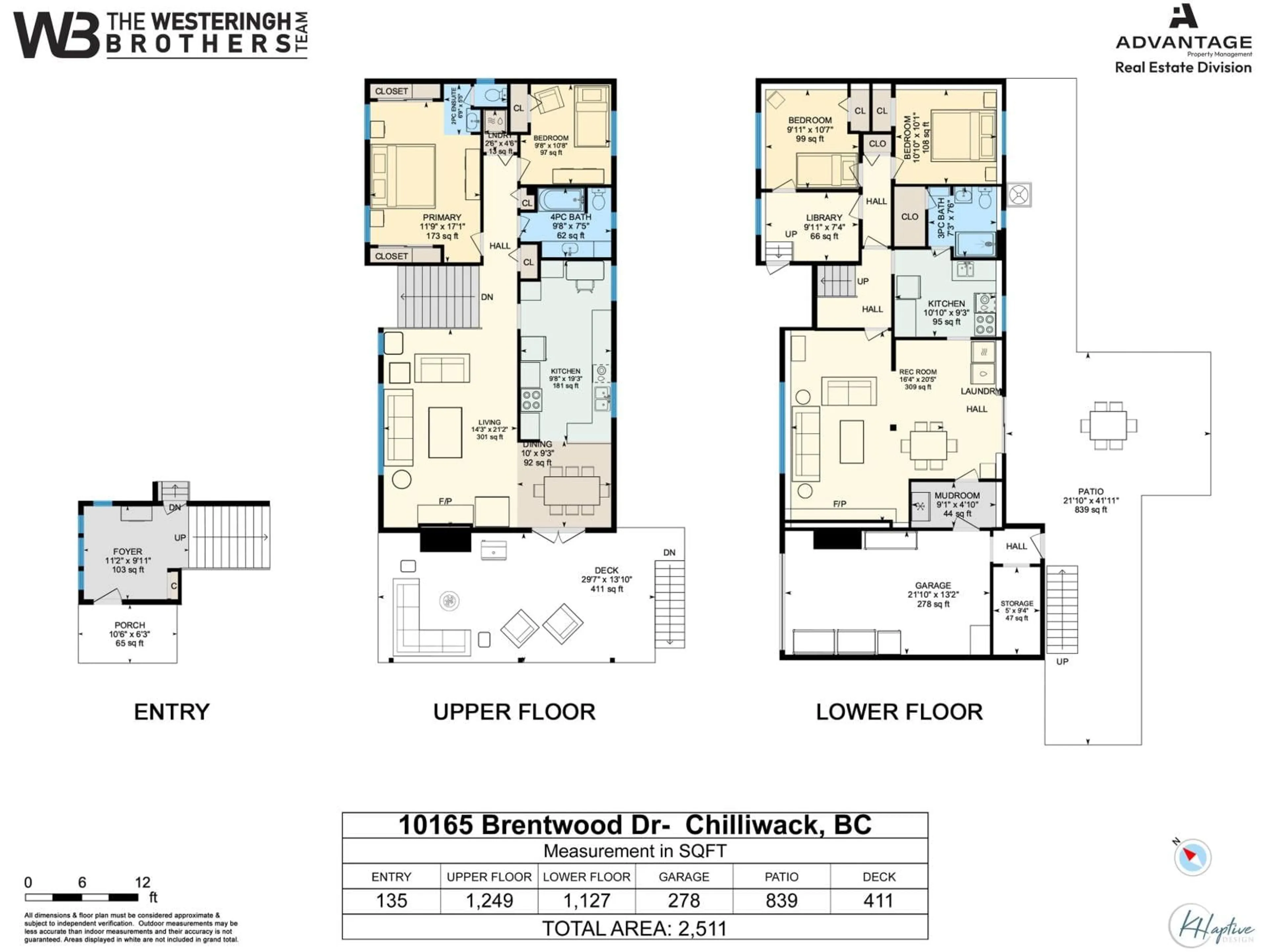 Floor plan for 10165 BRENTWOOD DRIVE, Chilliwack British Columbia V2P6G5