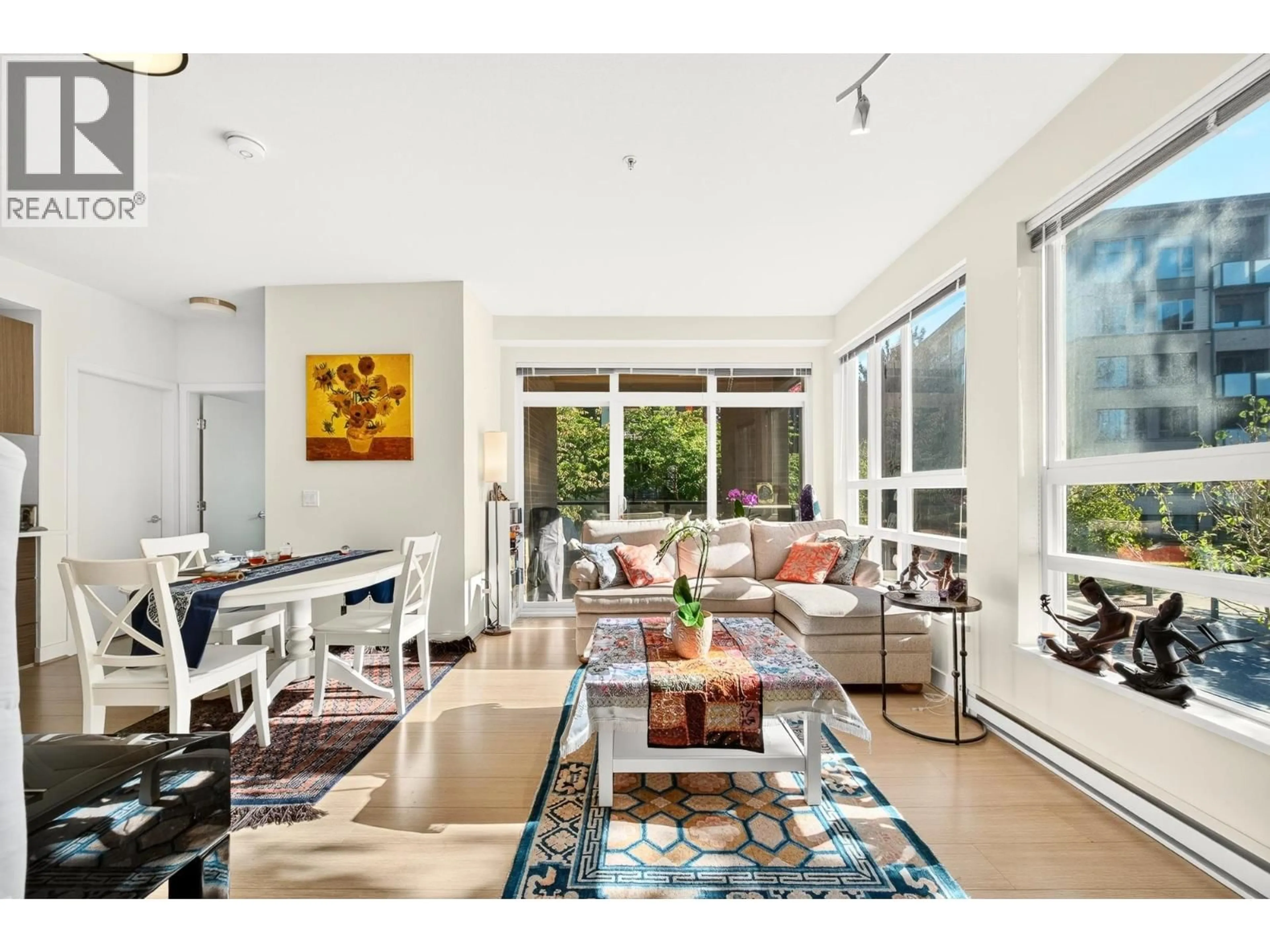 Living room with furniture, unknown for 218 - 6033 GRAY AVENUE, Vancouver British Columbia V6S0G3
