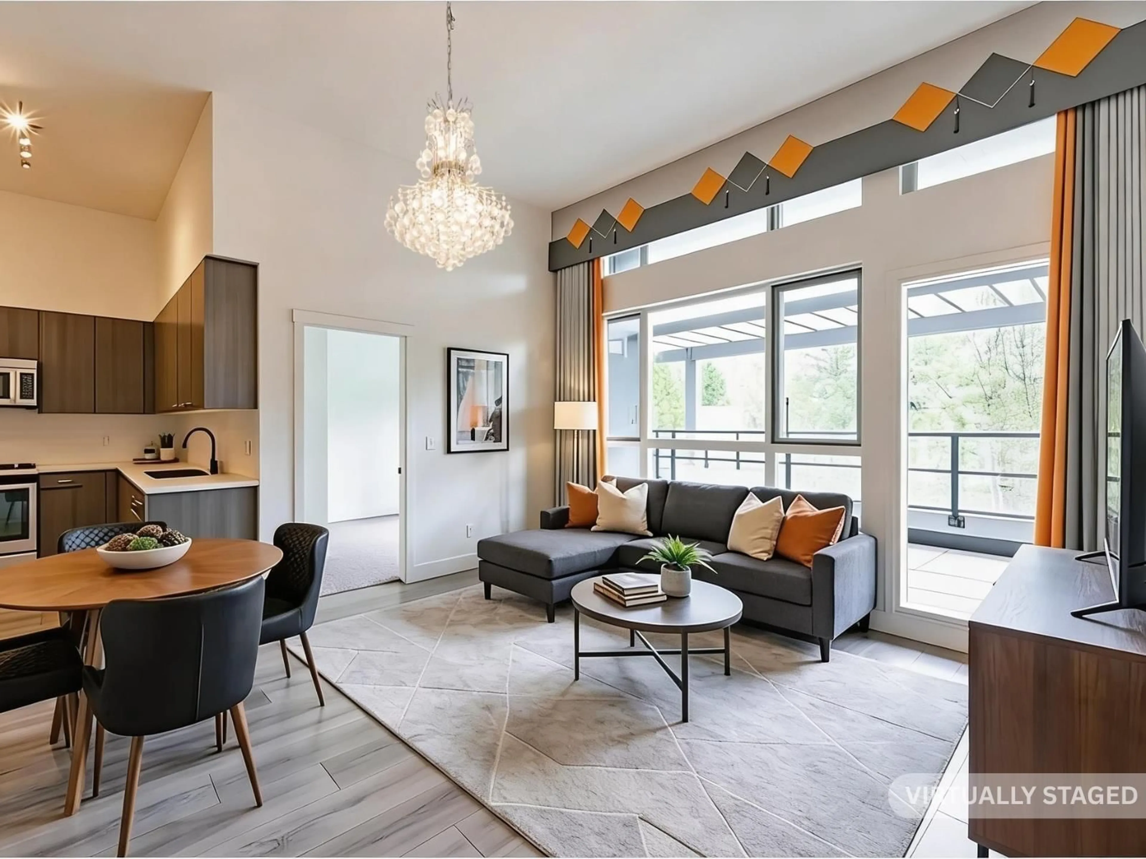 Living room with furniture, unknown for 405 - 15628 104 AVENUE, Surrey British Columbia V4N2J3