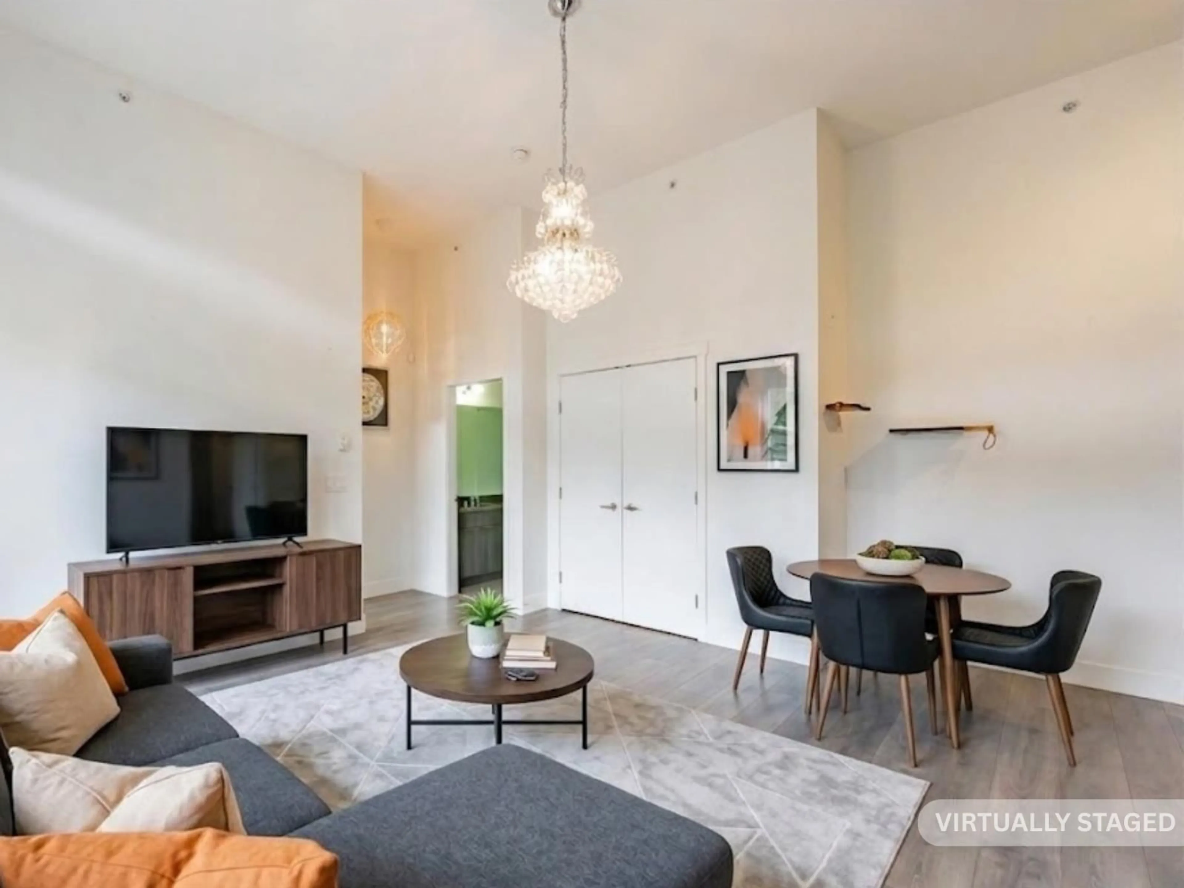 Living room with furniture, unknown for 405 - 15628 104 AVENUE, Surrey British Columbia V4N2J3