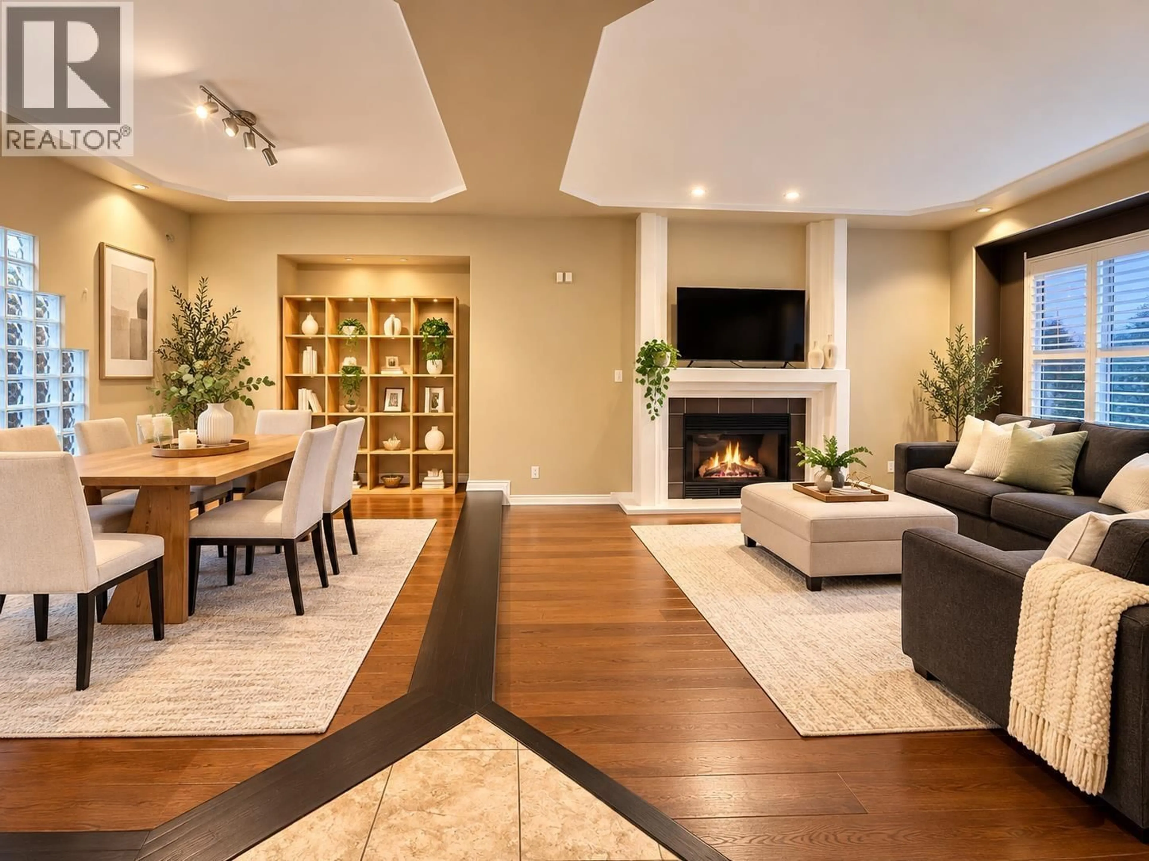 Living room with furniture, wood/laminate floor for 2902 PAUL LAKE COURT, Coquitlam British Columbia V3C6A3