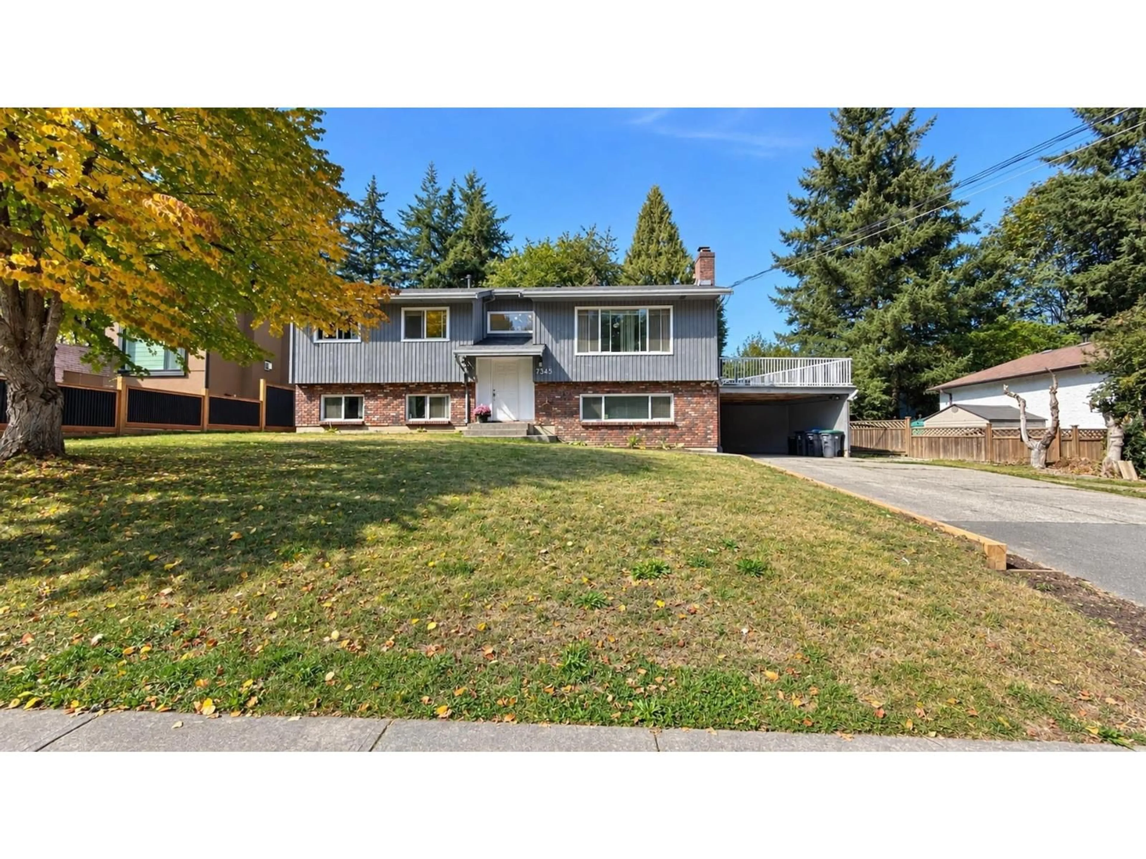 Home with vinyl exterior material, street for 7545 143 STREET, Surrey British Columbia V3W5P2