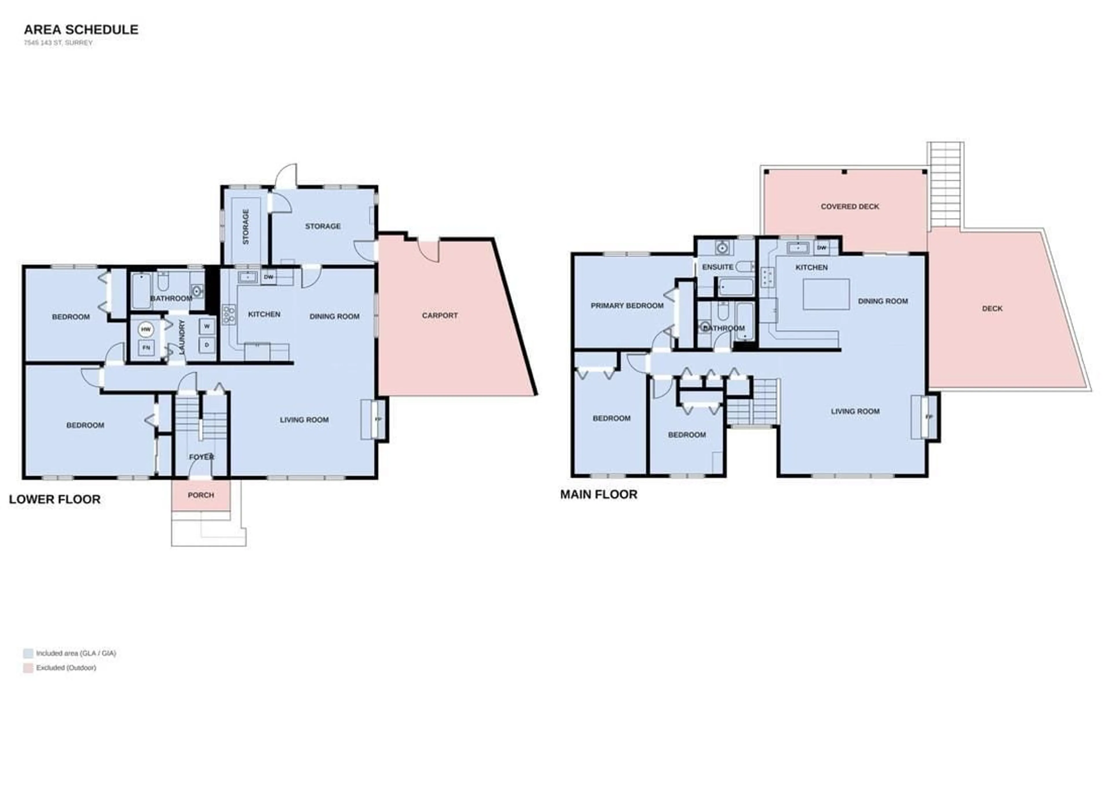 Floor plan for 7545 143 STREET, Surrey British Columbia V3W5P2