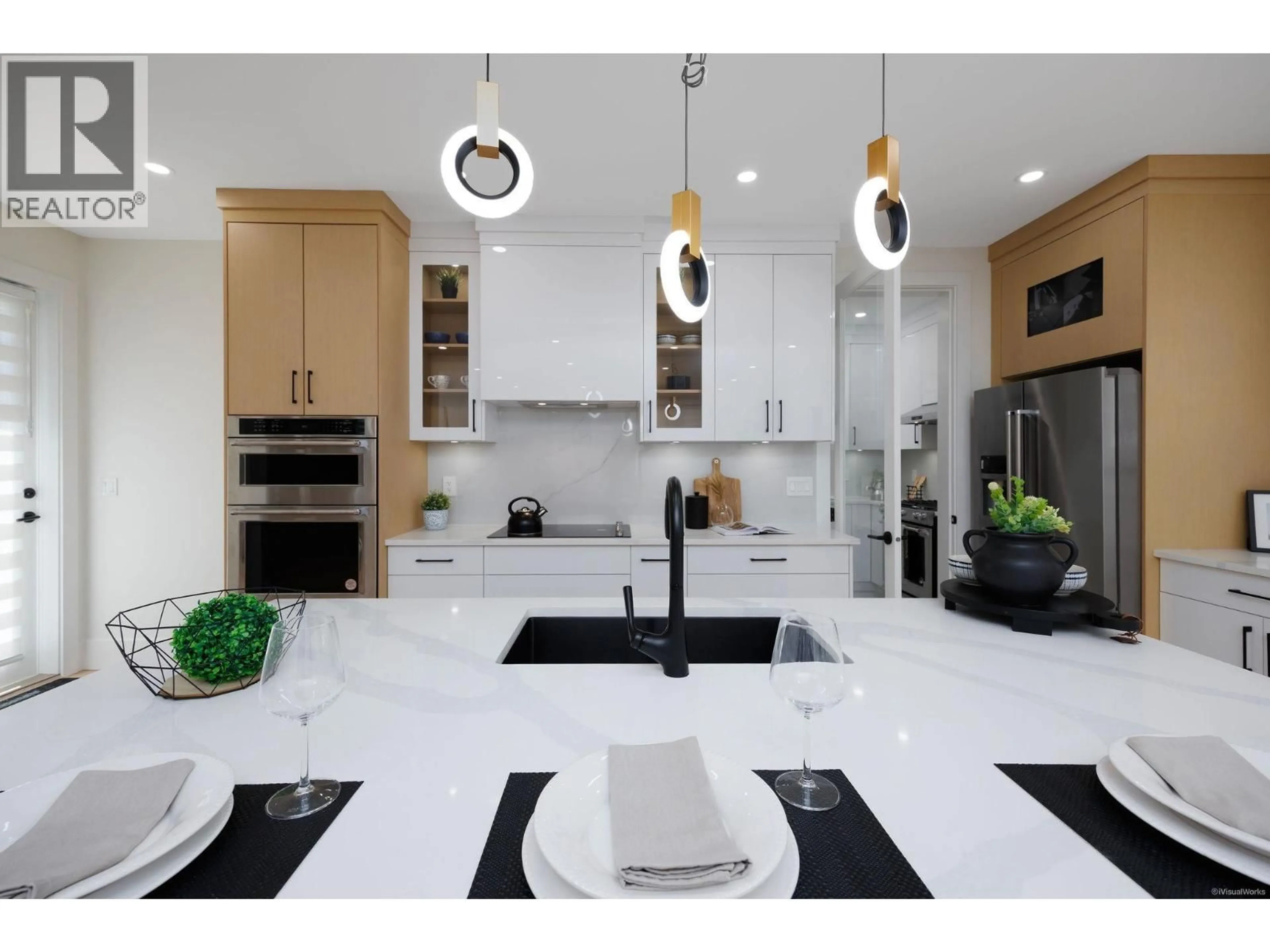 Contemporary kitchen, ceramic/tile floor for 970 LAUREL COURT, Coquitlam British Columbia V3C5M1