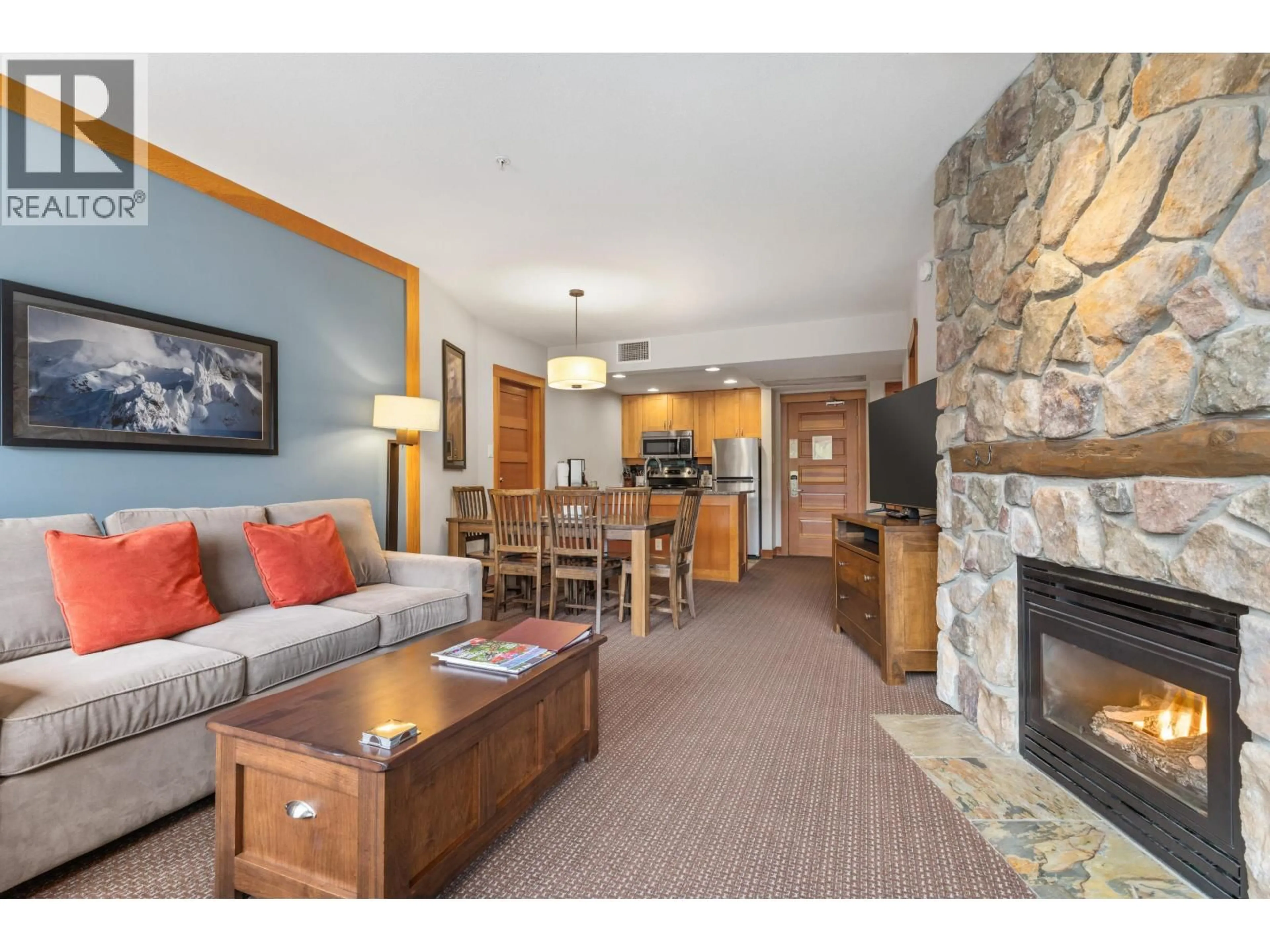 Living room with furniture, unknown for 331B - 2036 LONDON LANE, Whistler British Columbia V8E0B6