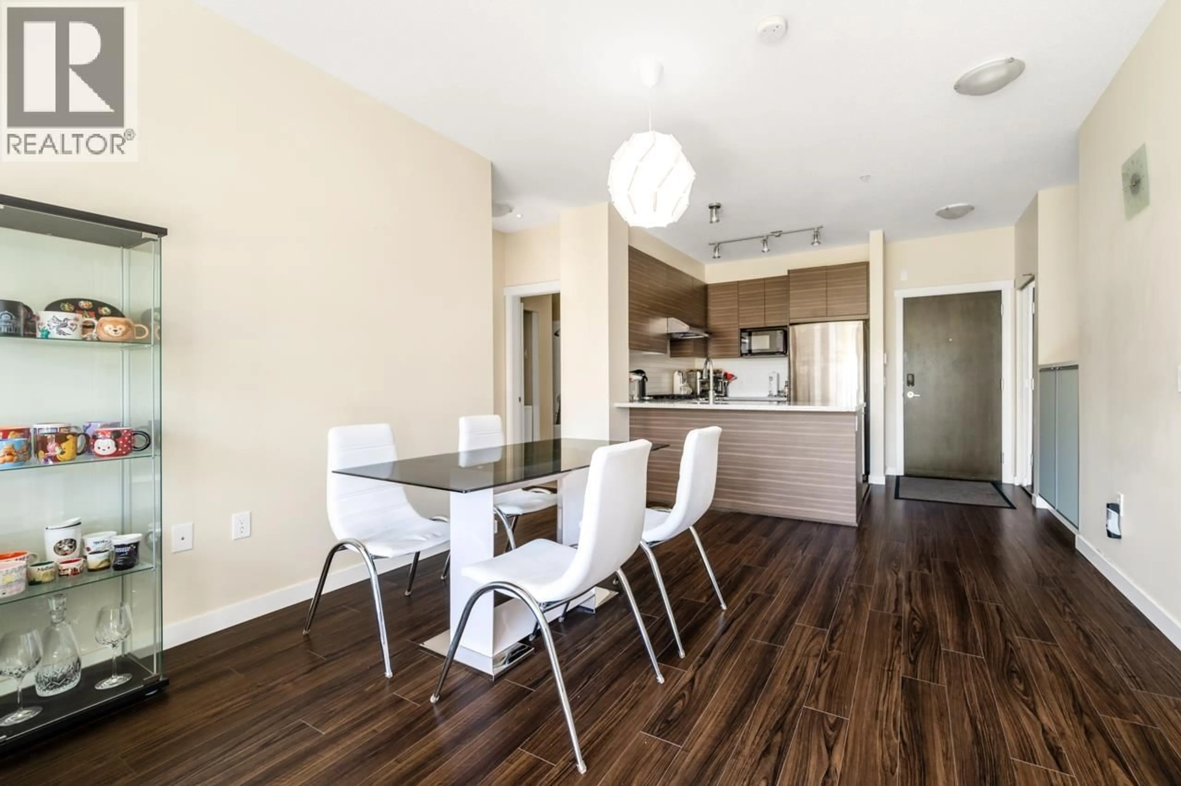 Dining room, wood/laminate floor for 237 - 9399 ODLIN ROAD, Richmond British Columbia V6X0J6