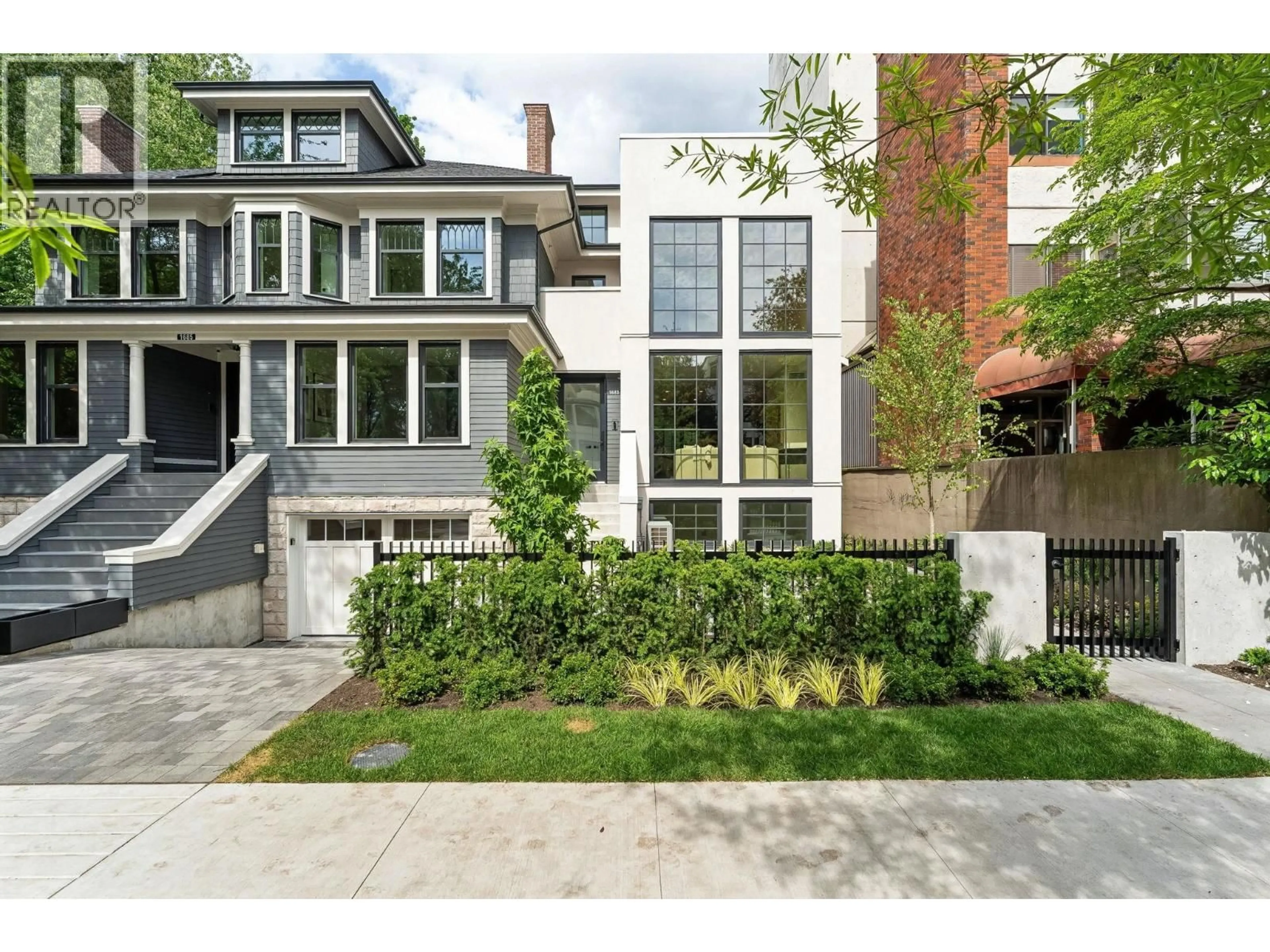 Home with brick exterior material, street for 1683 NELSON STREET, Vancouver British Columbia V6G1M3